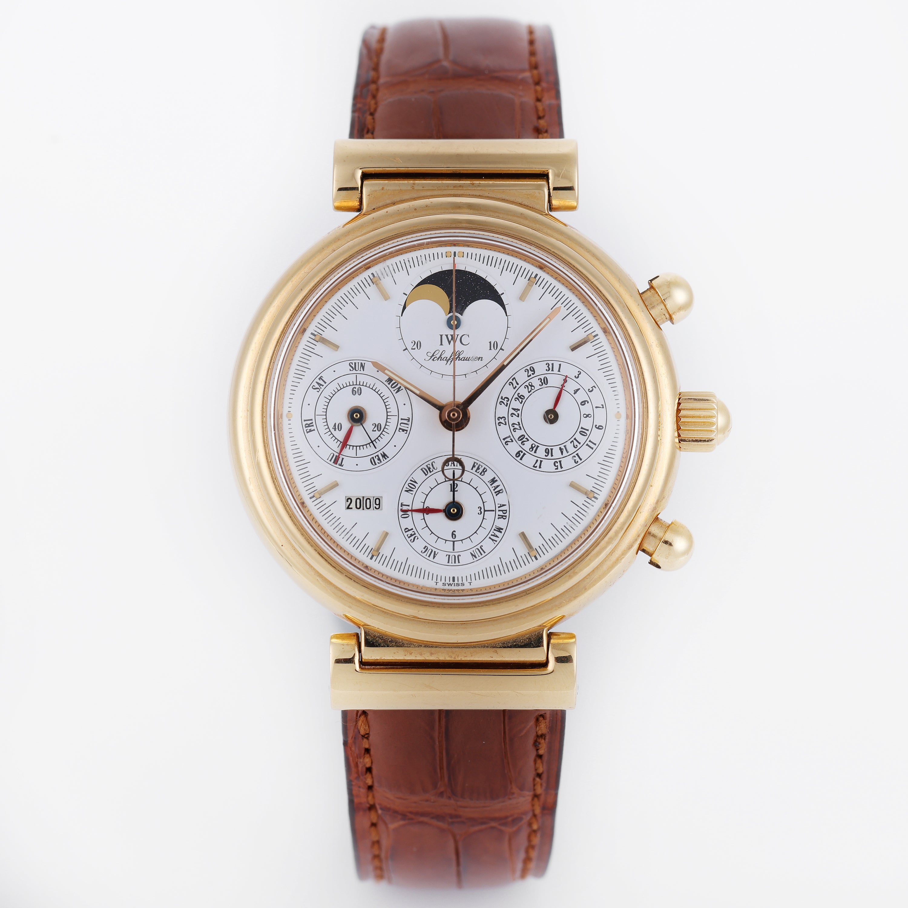 IWC Da Vinci | REF. IW3750 | Perpetual Calender Chronograph | 18k Yellow Gold | Moonphase