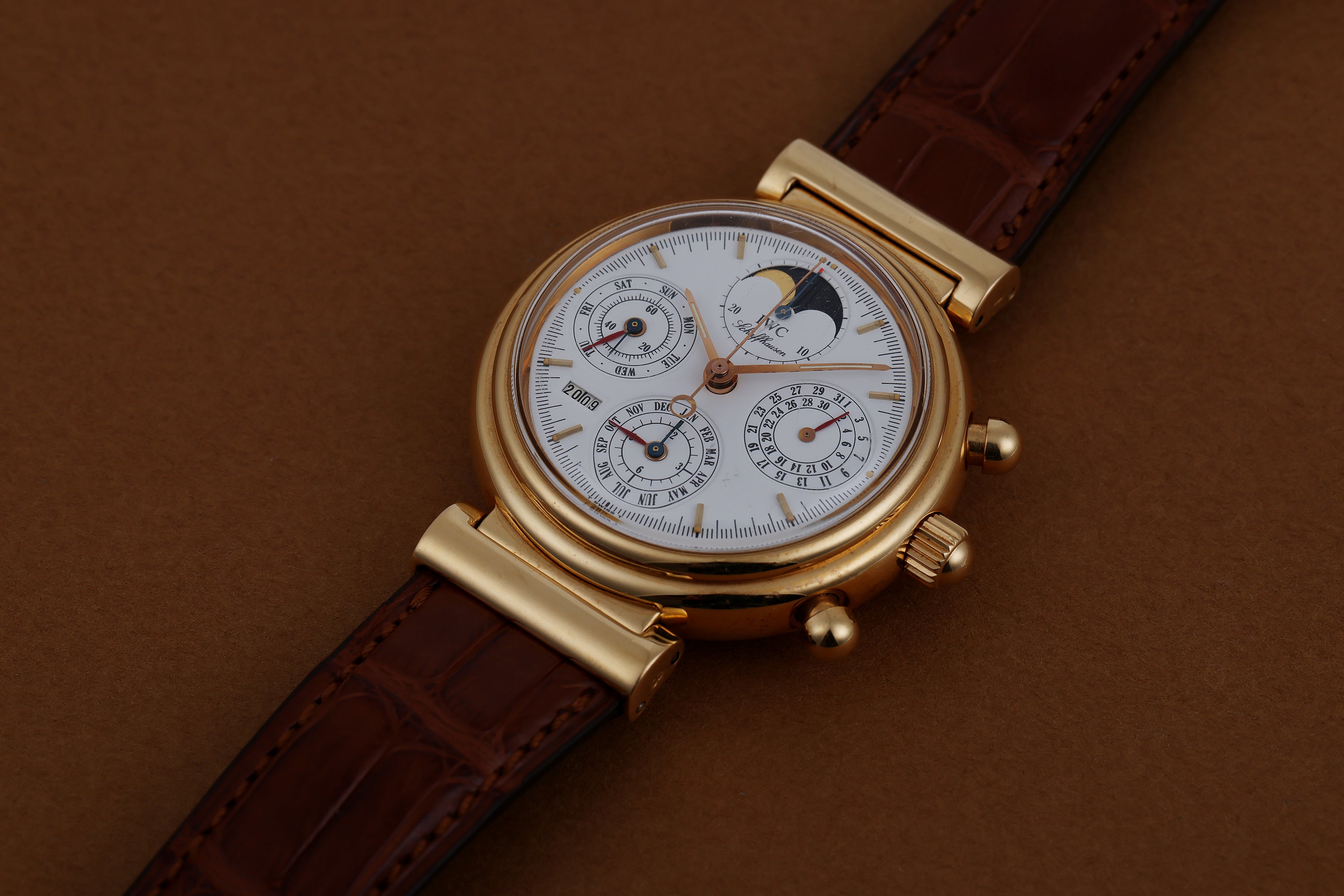 IWC Da Vinci | REF. IW3750 | Perpetual Calender Chronograph | 18k Yellow Gold | Moonphase