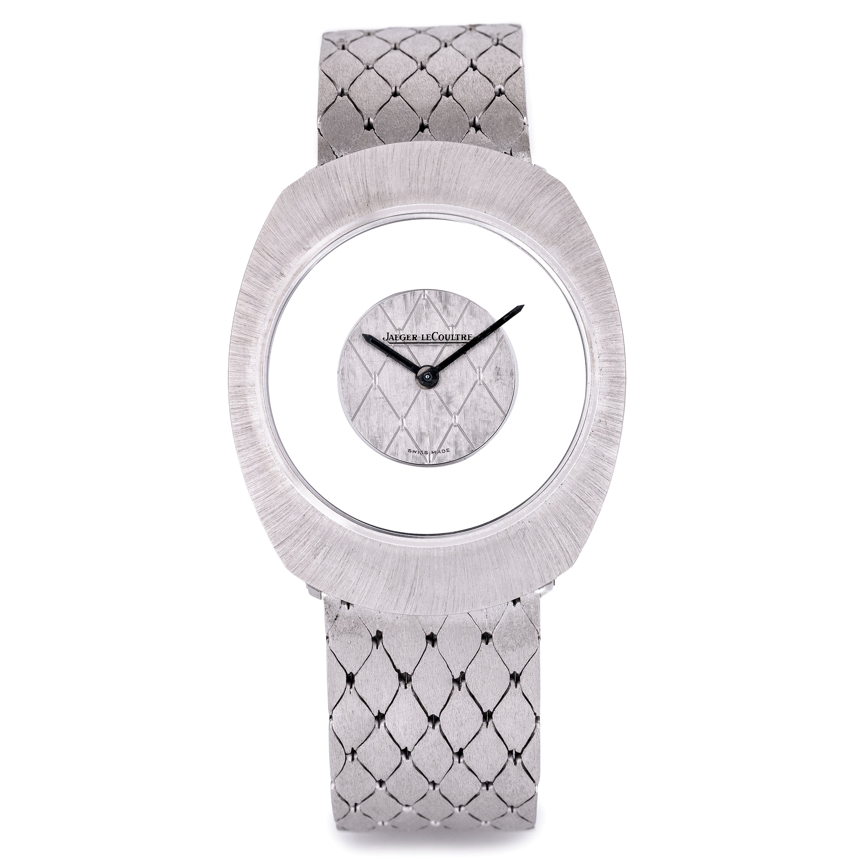 Jaeger-LeCoultre Mystery Watch | REF. 7673 22 | 18k White Gold | 33mm | Manual Wind | New Old Stock | 1970s