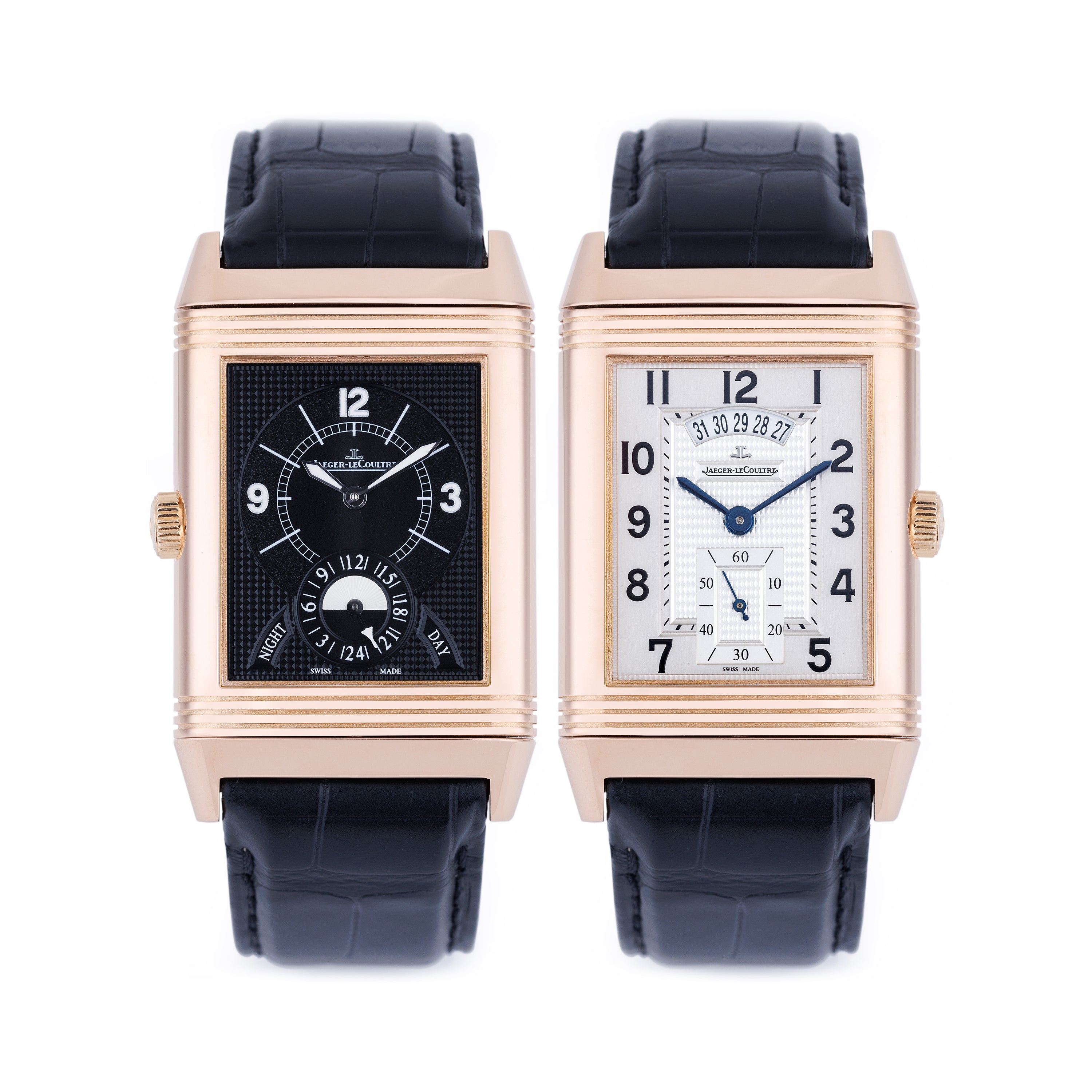 Jaeger-LeCoultre Grande Reverso Duo | REF. 273.2.85 | 18k Rose Gold | Manual Wind | 30mm | Box & Papers | 2015