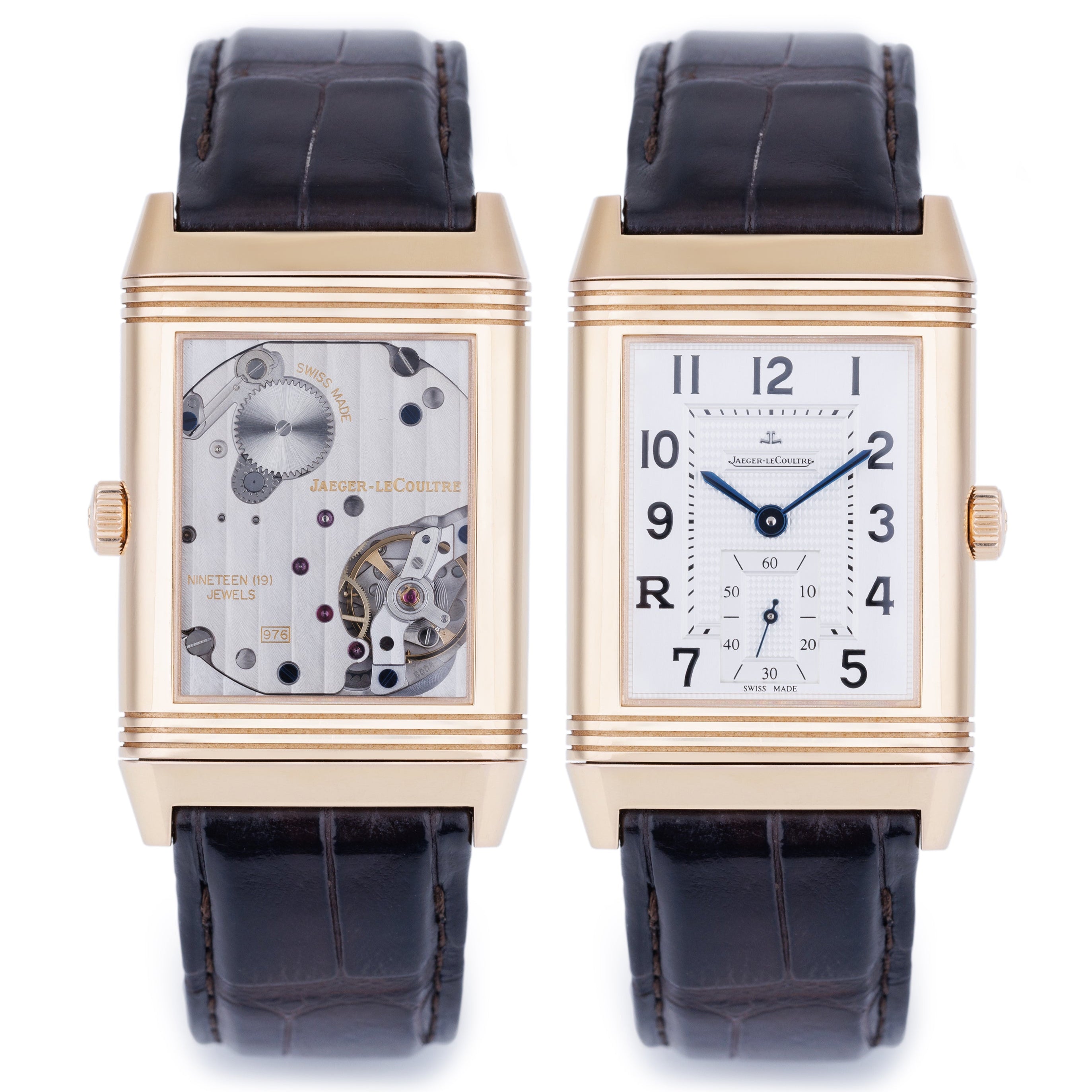 Jaeger-LeCoultre Grande Reverso 976 | REF. 273.2.04 | Limited Edition 80 Pieces | 18k Rose Gold | Manual Wind | 30mm | Box & Papers