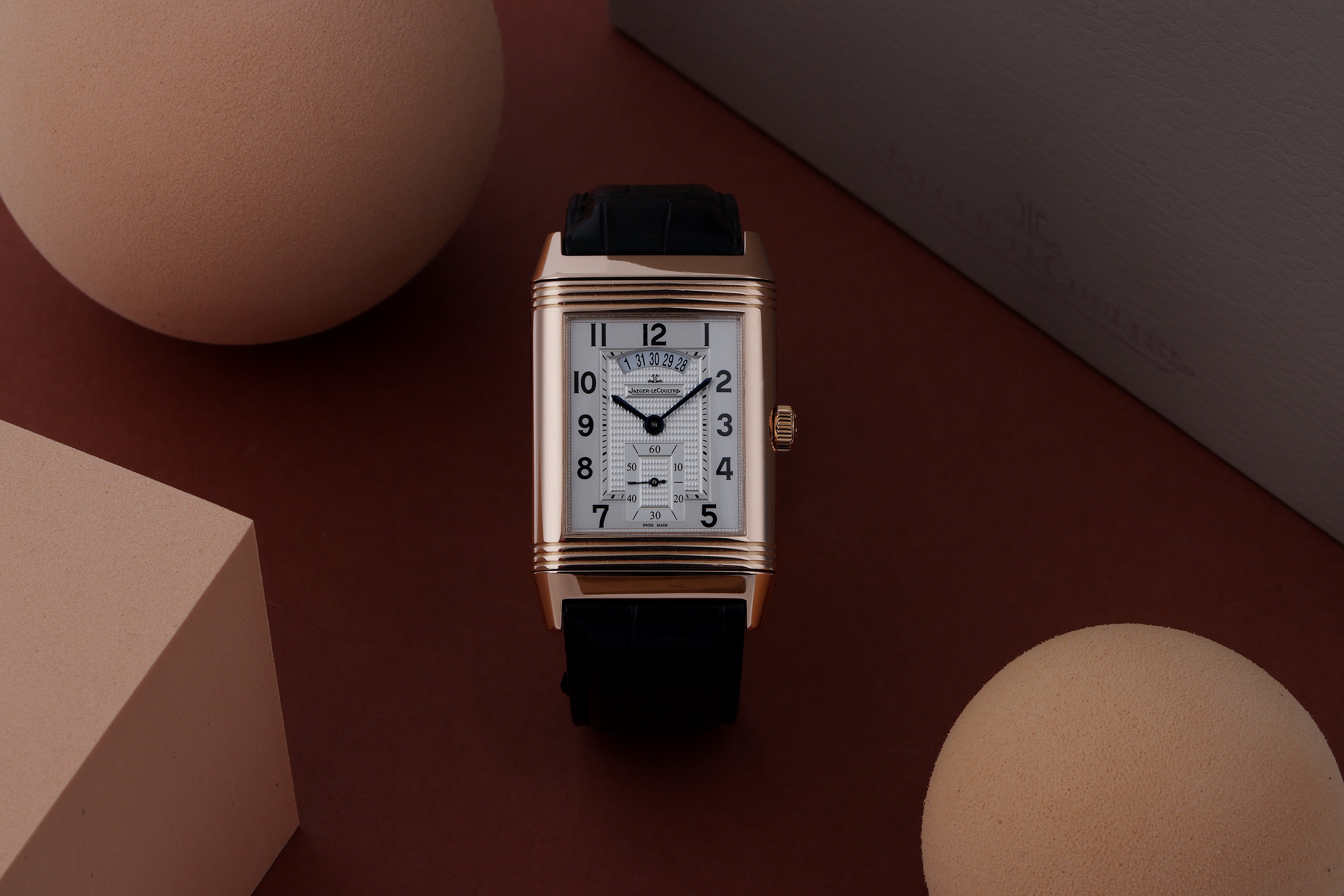 Jaeger-LeCoultre Grande Reverso Duo | REF. 273.2.85 | 18k Rose Gold | Manual Wind | 30mm | Box & Papers | 2015