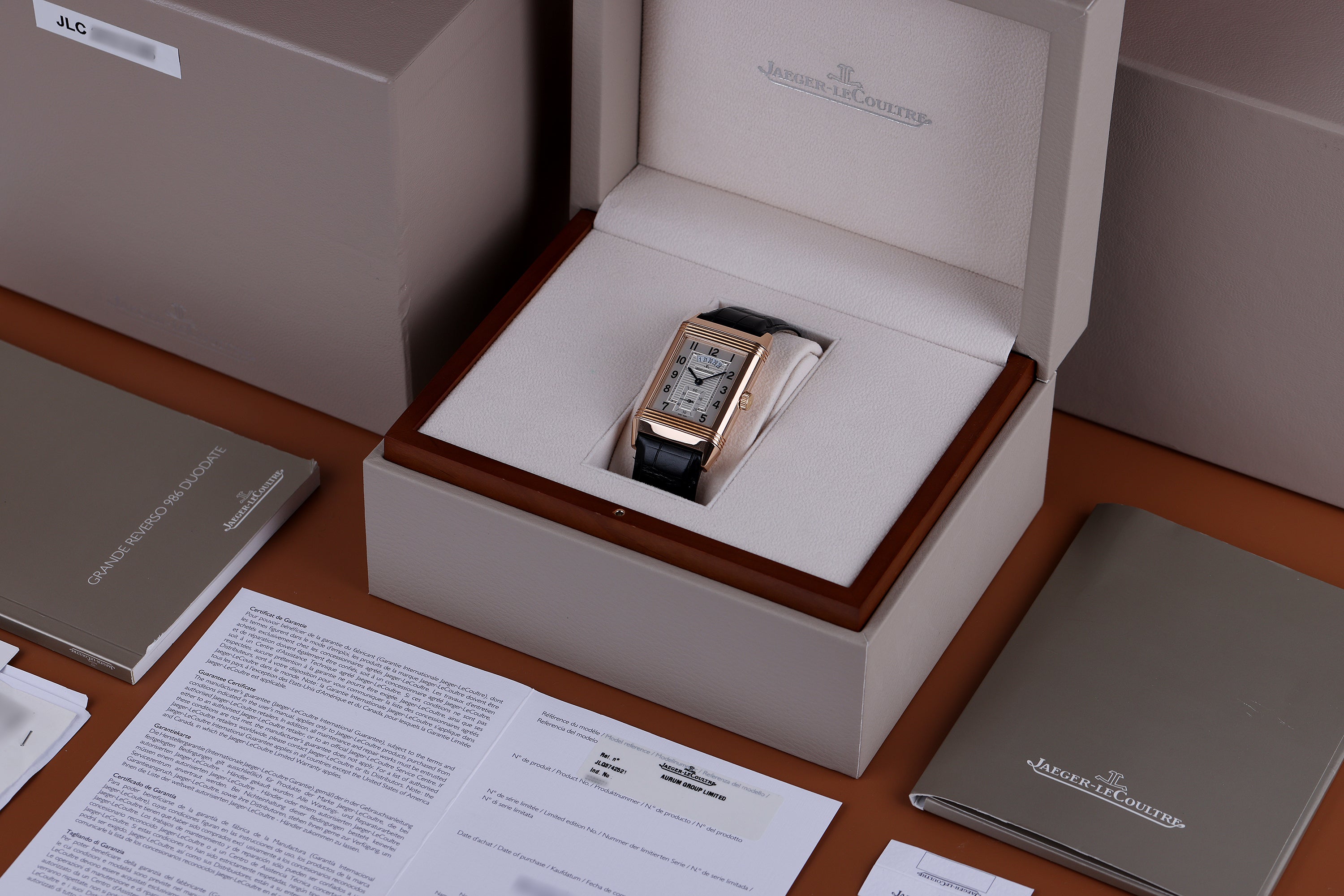 Jaeger-LeCoultre Grande Reverso Duo | REF. 273.2.85 | 18k Rose Gold | Manual Wind | 30mm | Box & Papers | 2015