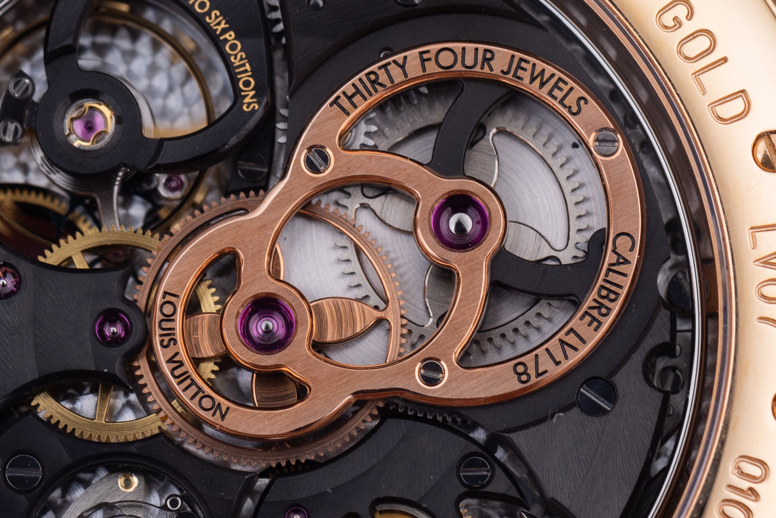 Louis Vuitton | Tambour XL Minute Repeater & Travel Time | 18k Rose Gold | Diamond Hours & Pave Diamond Shoulders | 44mm | Box & Papers