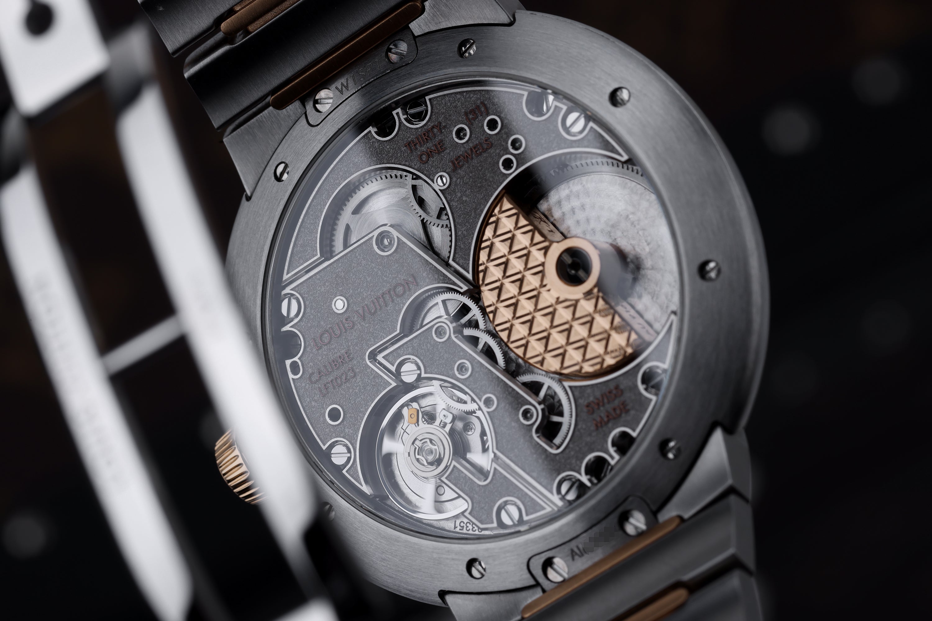 Louis Vuitton Tambour Automatic | REF. W1SP10 | Stainless Steel & 18k Rose Gold | 40mm | Box & Papers | 2023