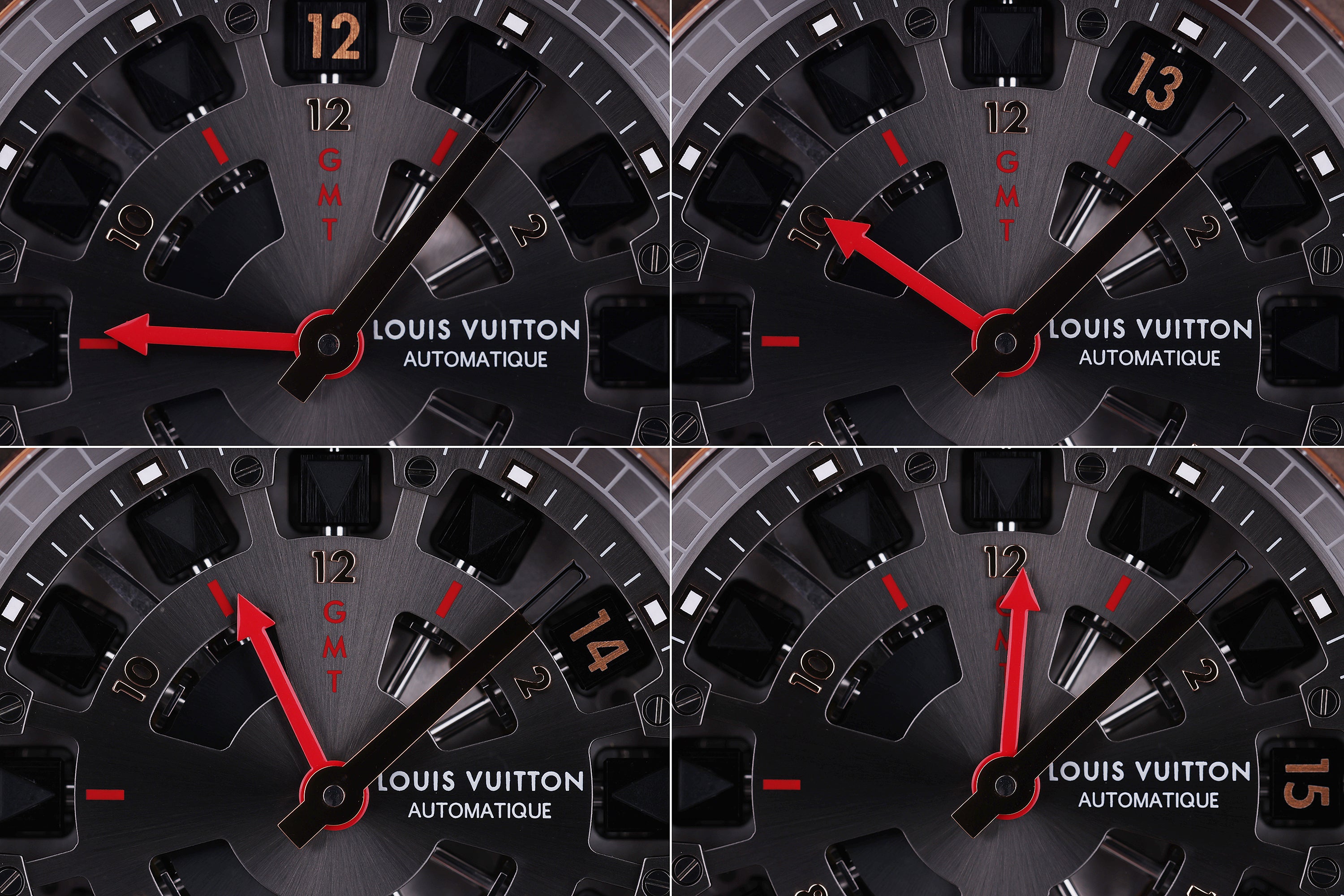 Louis Vuitton GMT Jump Hour | REF. Q10C5 | Dual Time Zone | 18k Rose Gold | 2010s
