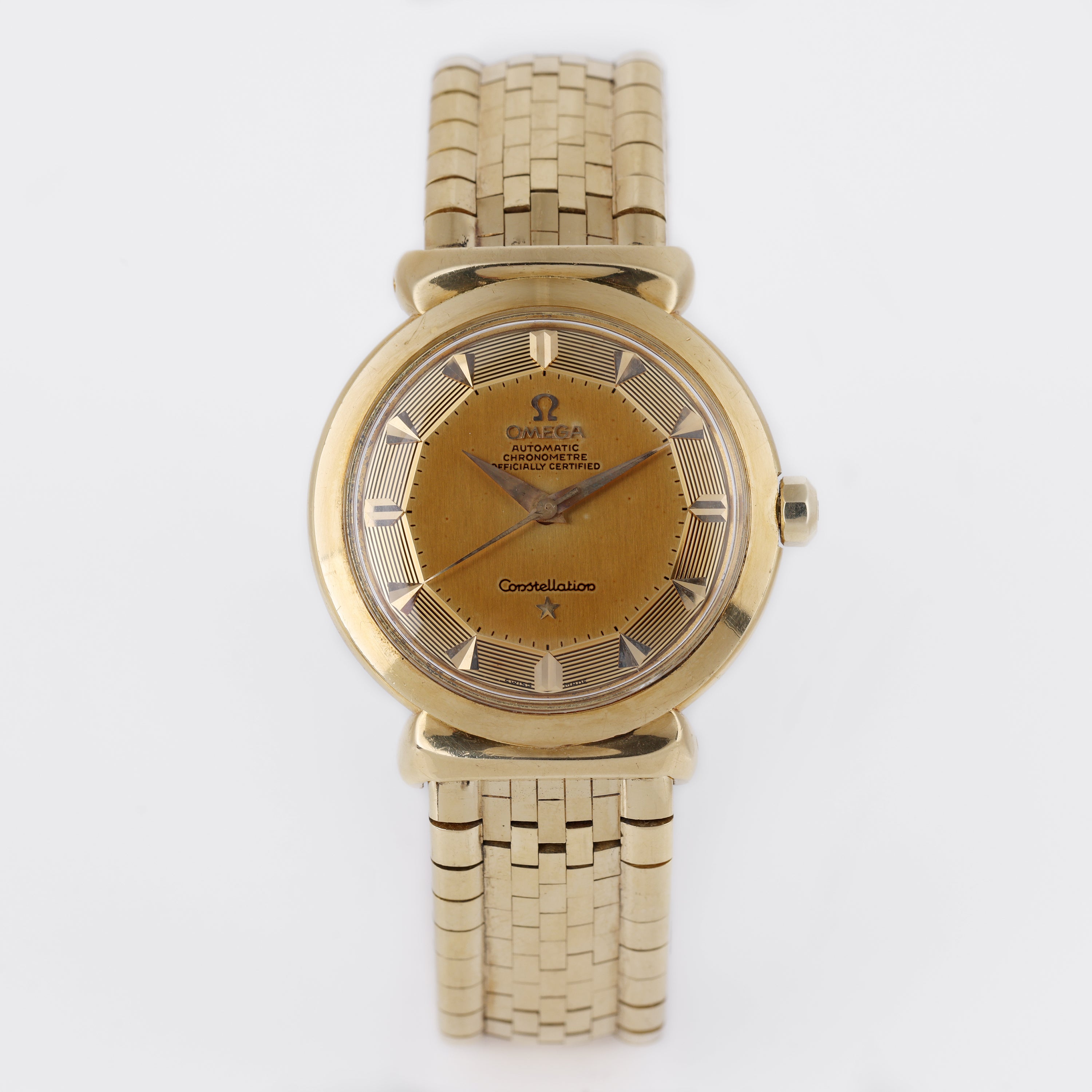 Omega Constellation Grand Luxe | REF. OT 2930 | Automatic | Tropical Dial | 18k Yellow Gold | 35mm