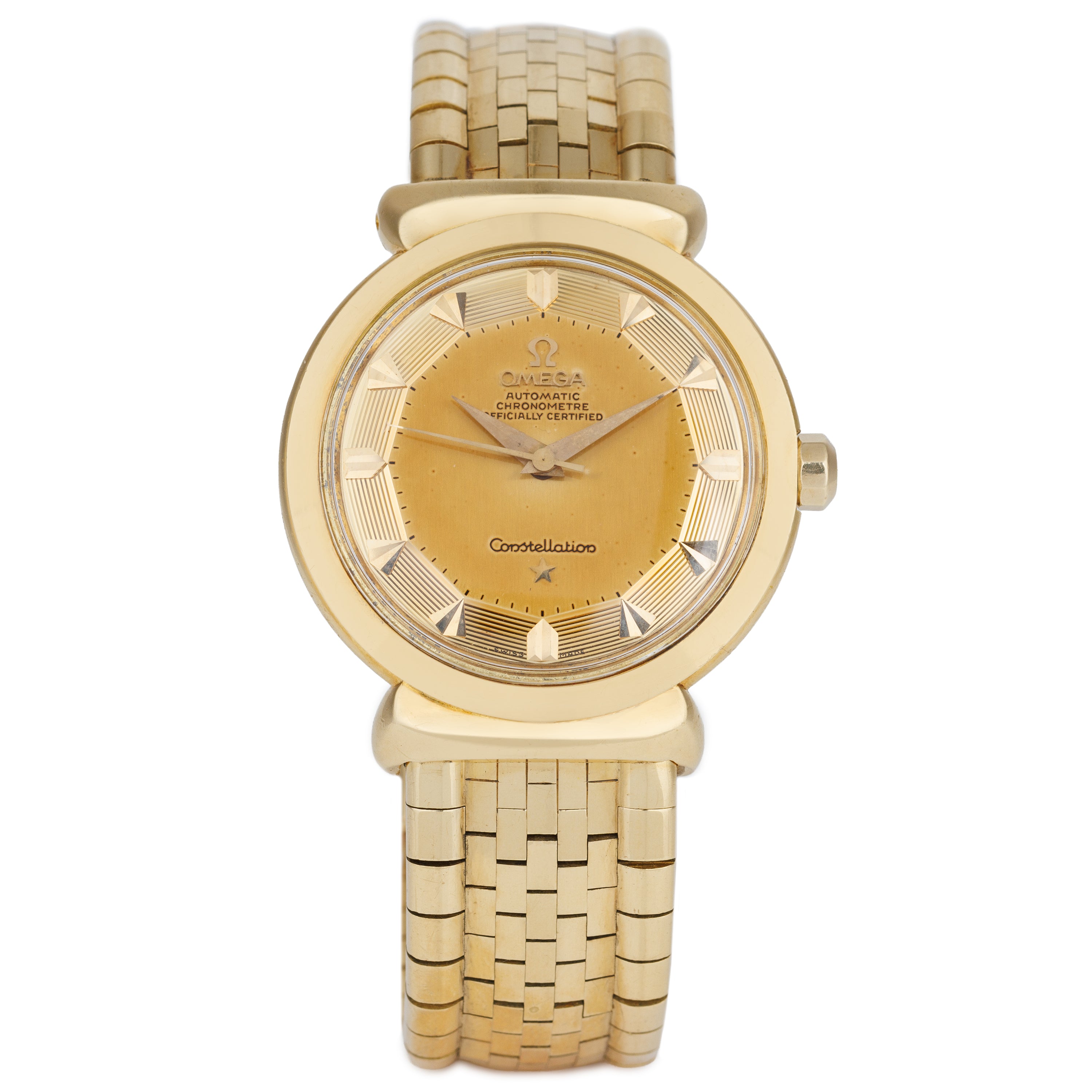 Omega Constellation Grand Luxe | REF. OT 2930 | Automatic | Tropical Dial | 18k Yellow Gold | 35mm