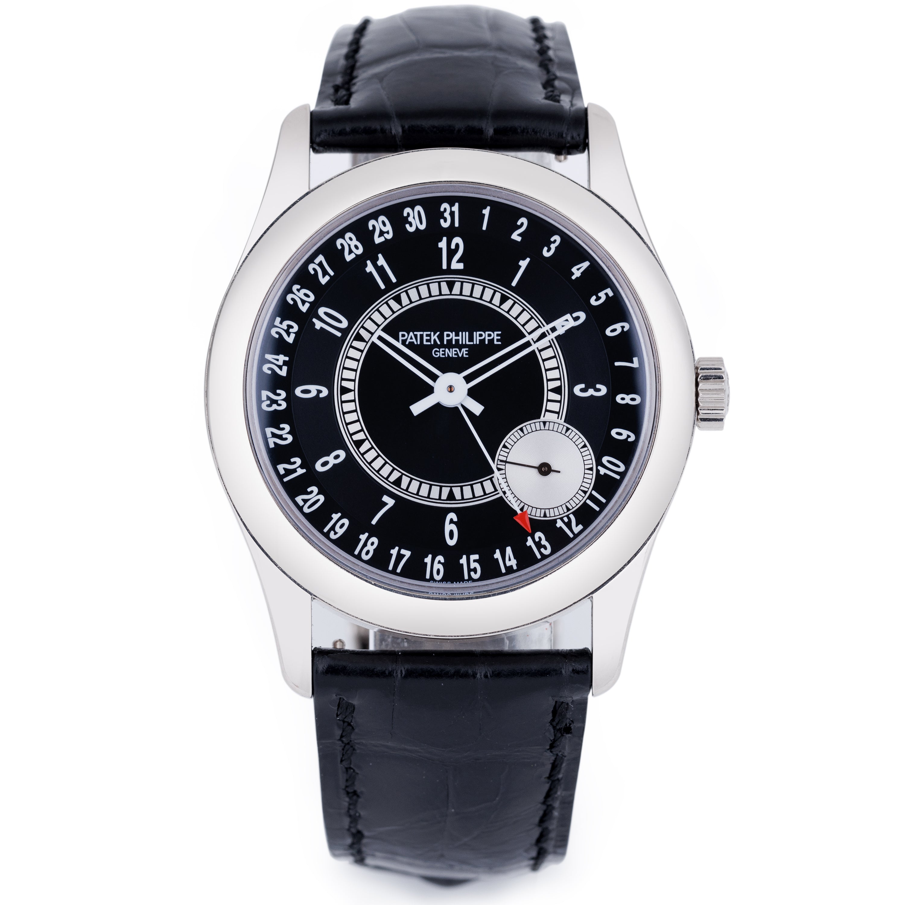 Patek Philippe Calatrava | REF. 6006G-001 | Black Ebony Dial | 18k White Gold | 39mm | Box & Papers | 2018