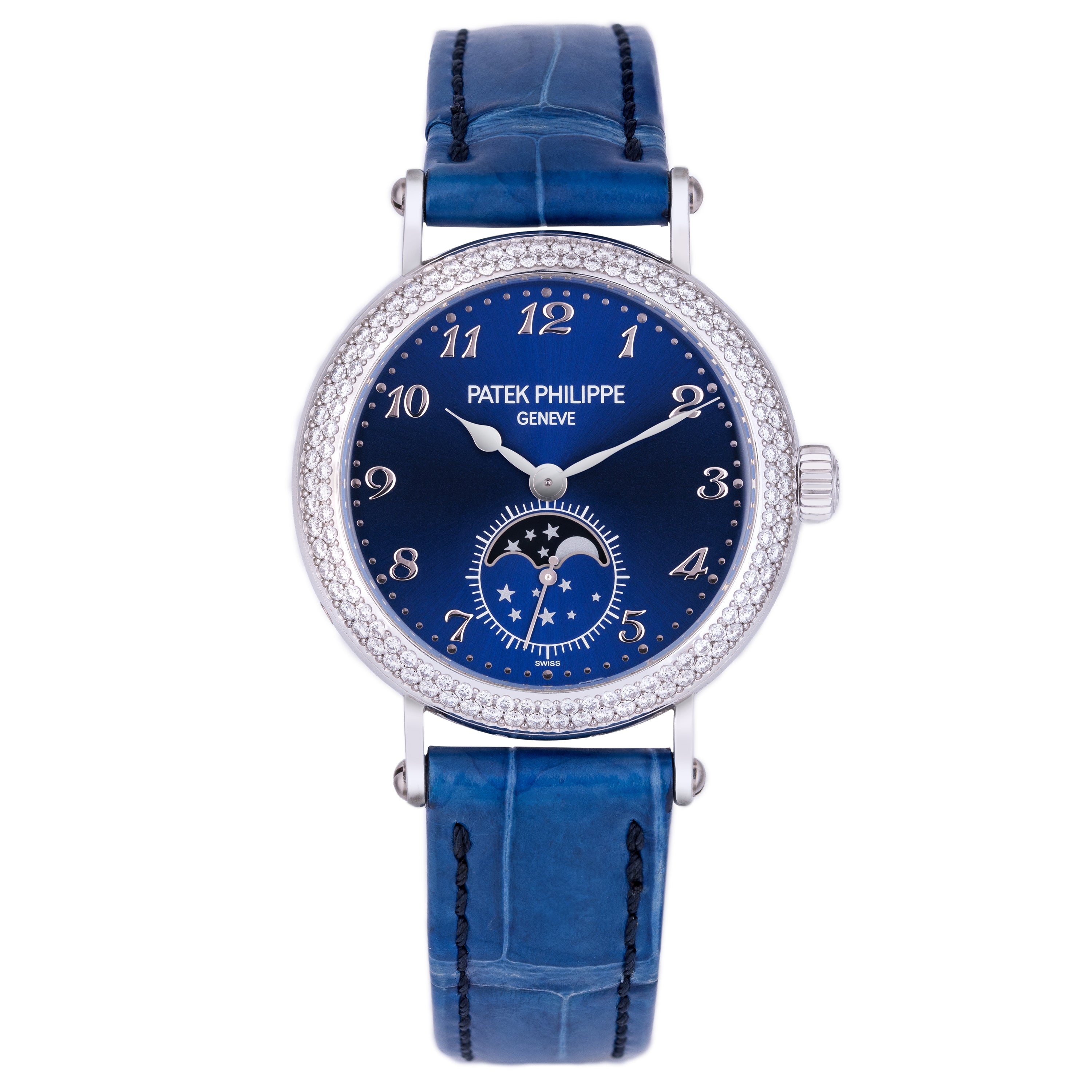 Patek Philippe Complications Moonphase | REF. 7121/200G-001 | 18k White Gold | Manual Wind | Box & Papers | 2022