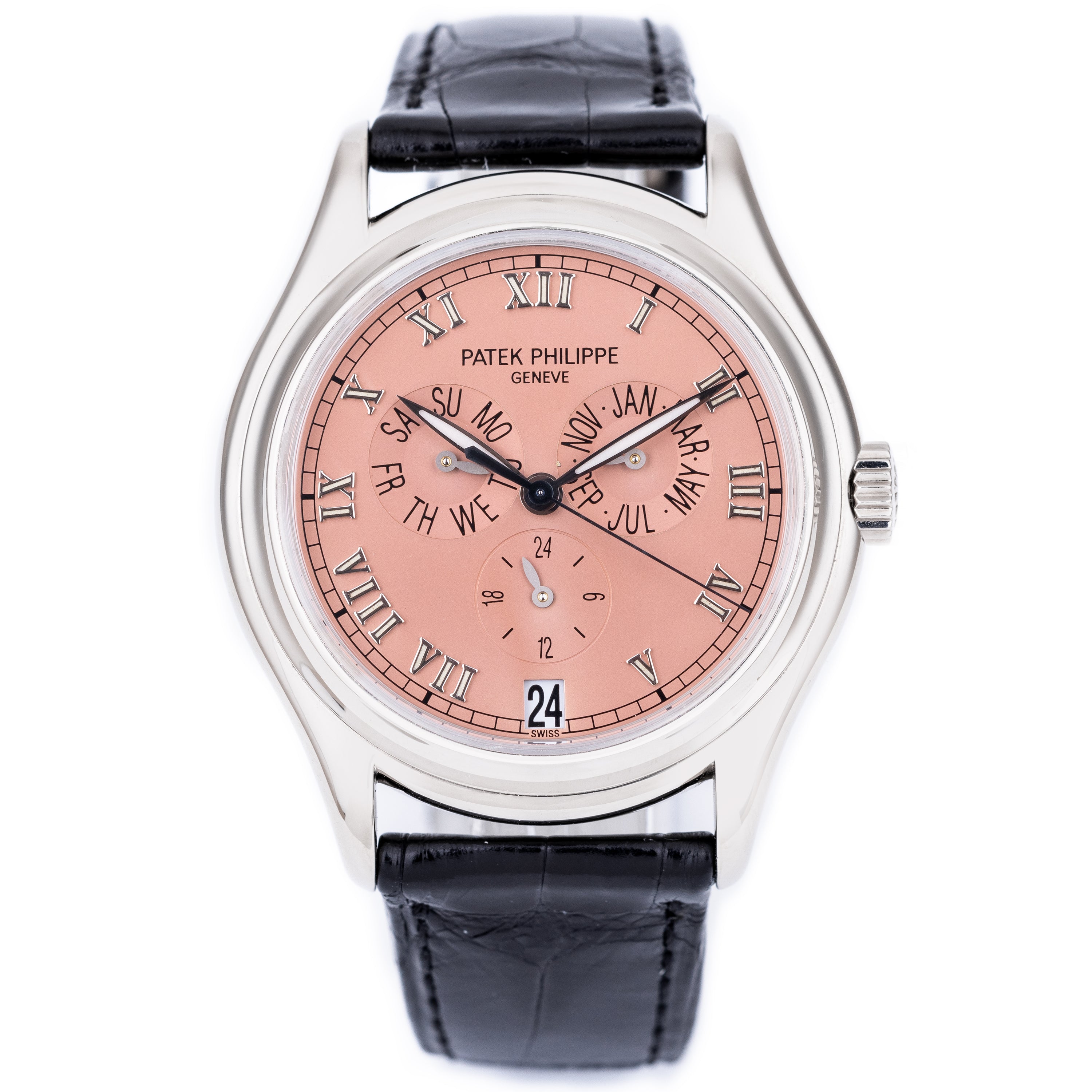 Patek Philippe Annual Calendar | REF. 5035 | Salmon Dial | 18k White Gold