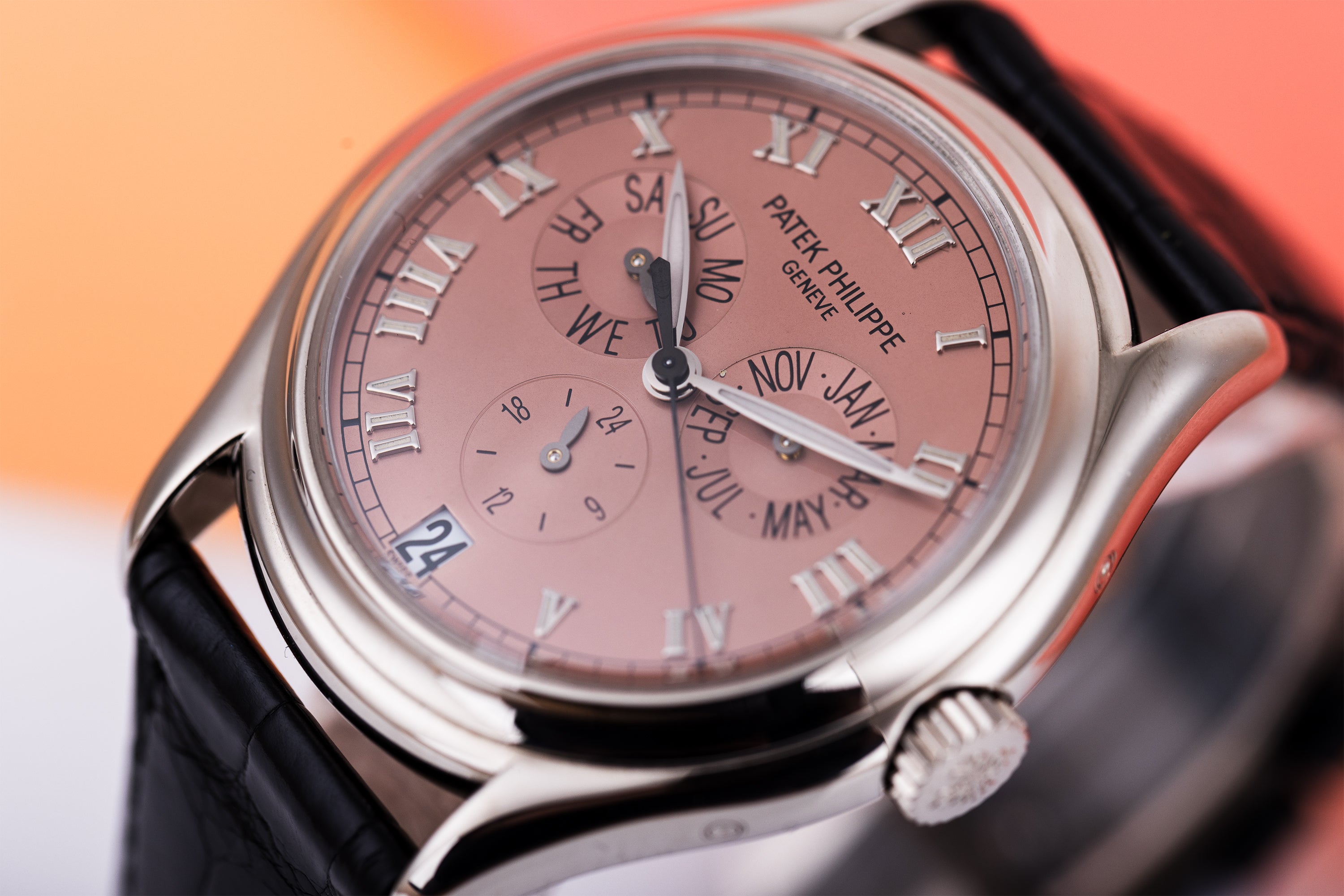 Patek Philippe Annual Calendar | REF. 5035 | Salmon Dial | 18k White Gold