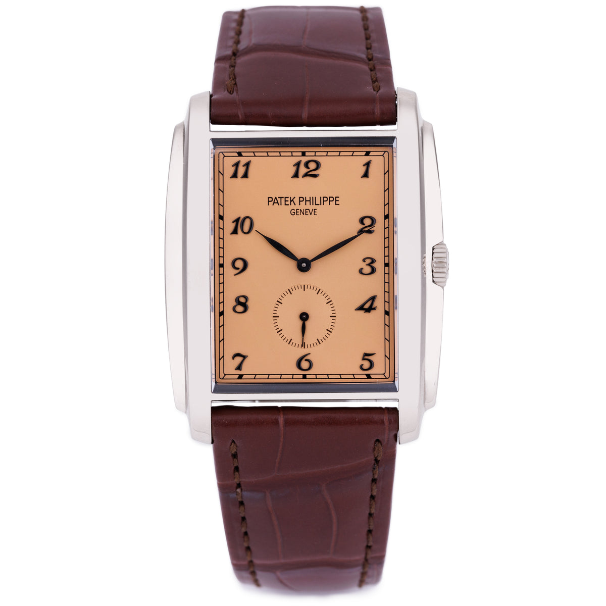 Patek Philippe Gondolo | REF. 5124G | Salmon Dial | 18k White Gold | 33mm | Manual Wind