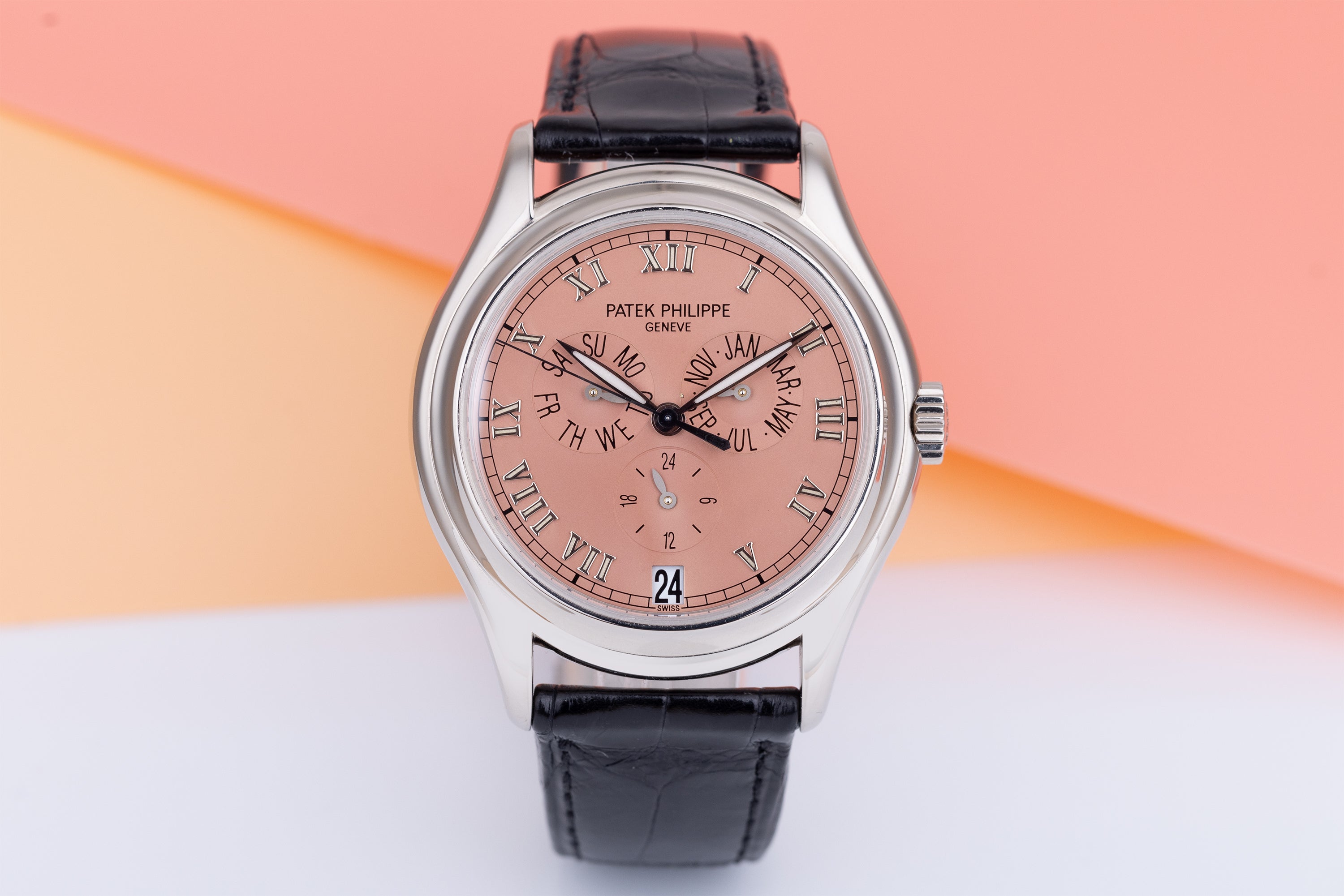 Patek Philippe Annual Calendar | REF. 5035 | Salmon Dial | 18k White Gold