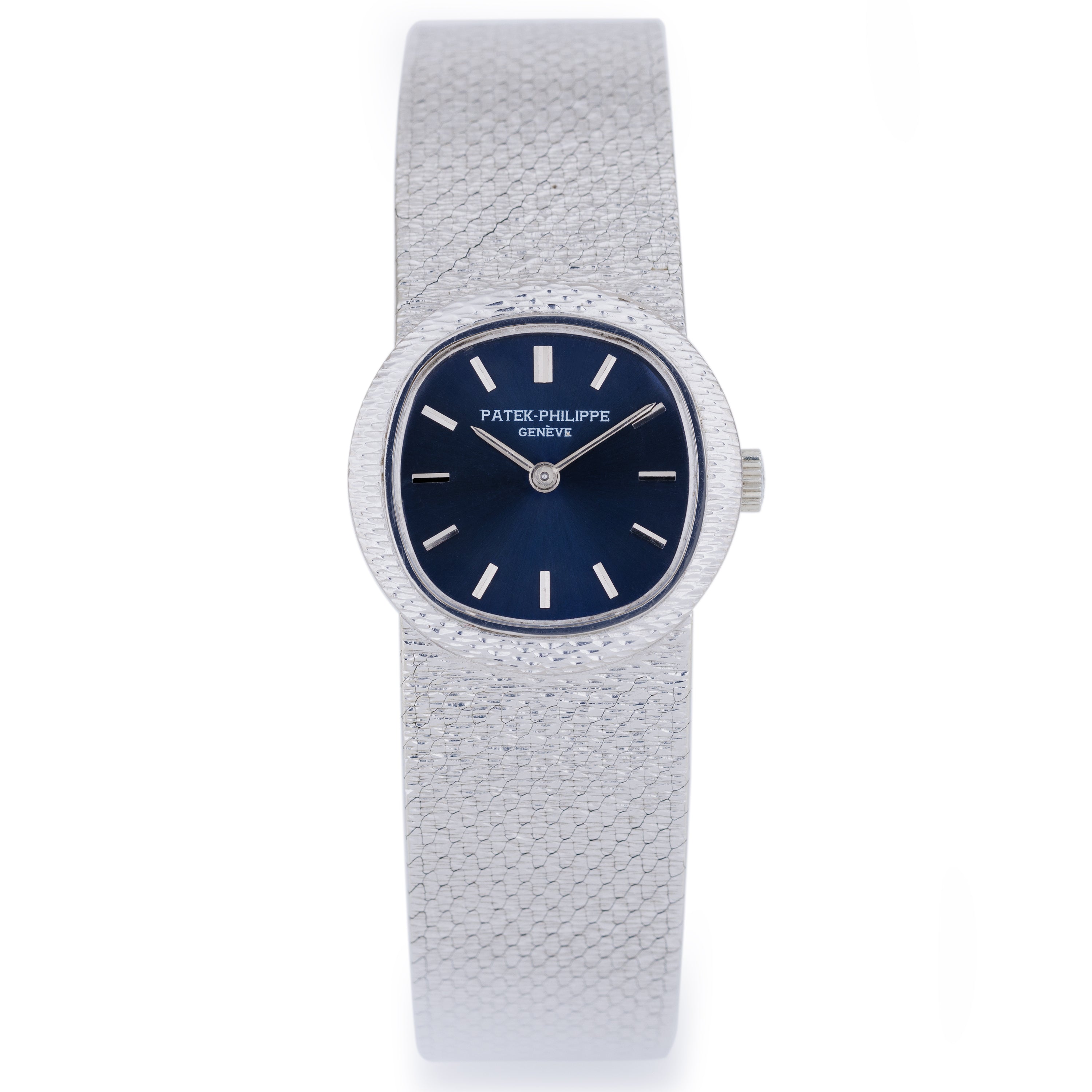 Patek Philippe Ellipse Lady | REF. 4139/1 | Blue Dial | 21.5mm | 18k White Gold | Manual Wind | Circa 1970's