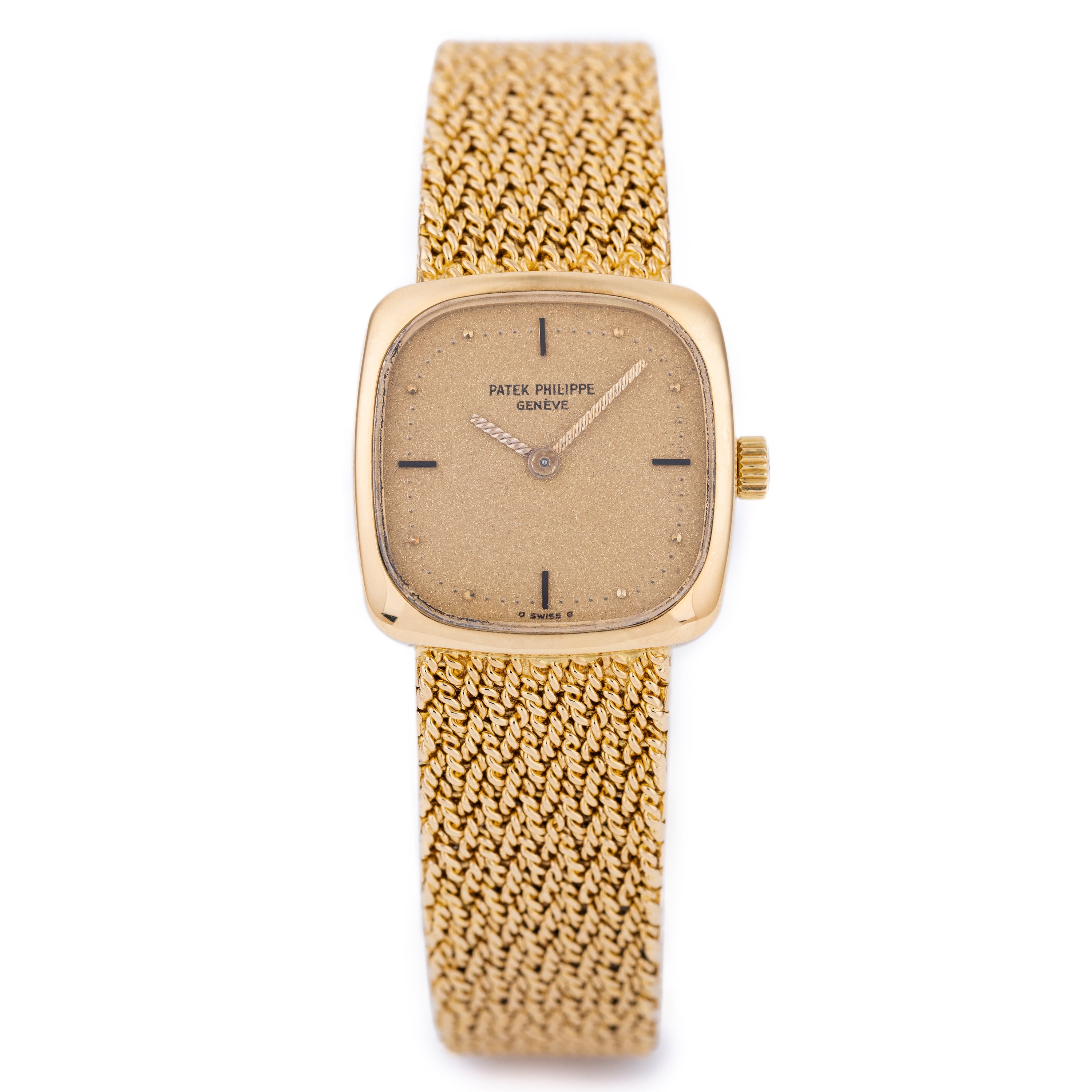 Patek Philippe Lady Square | REF. 4459/2 | 18k Yellow Gold | 'Stardust' Gold Dial | Circa 1980's