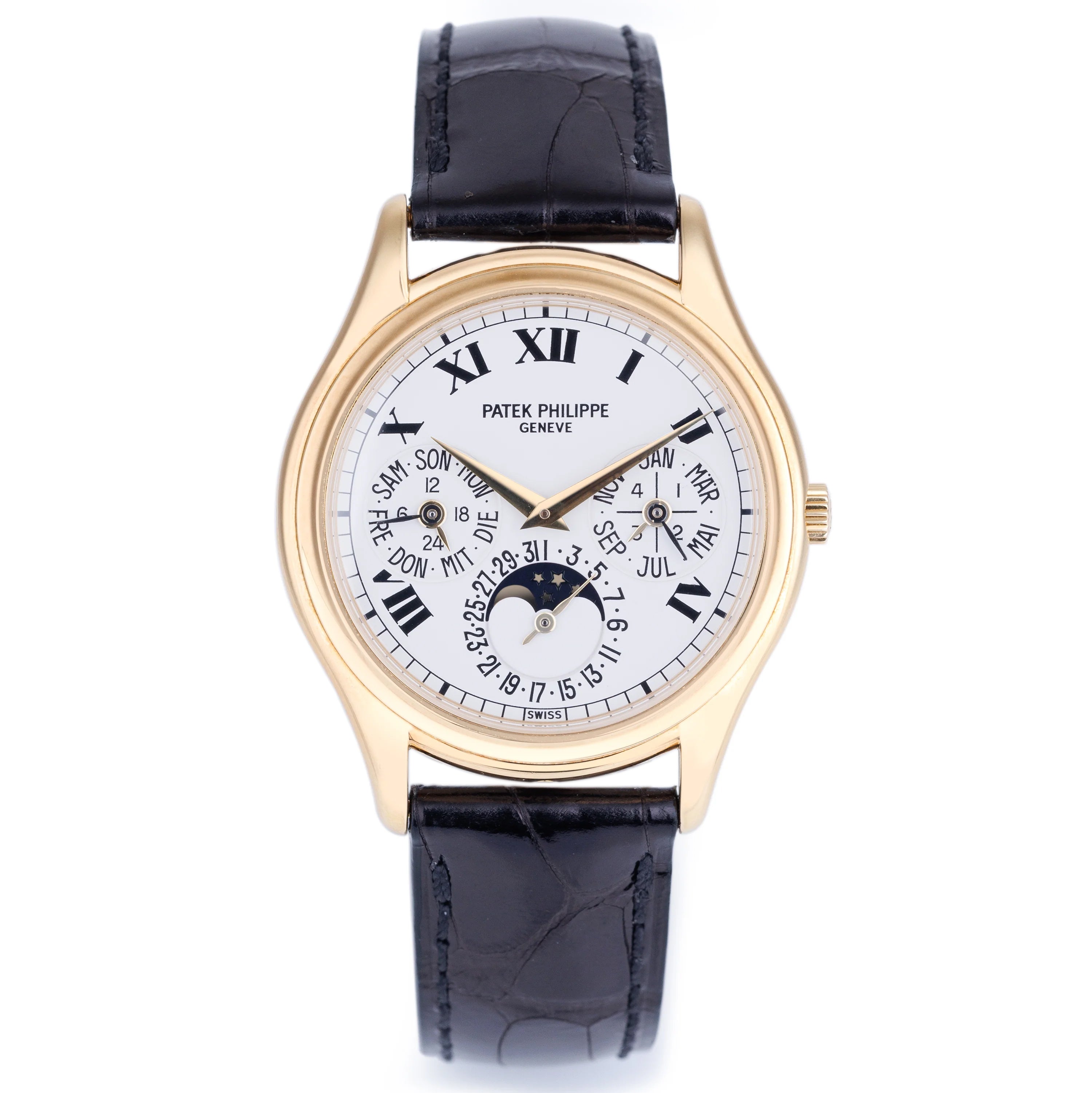 Patek Philippe Perpetual Calendar | REF. 3940J | 18k Yellow Gold | White Dial | 36mm | 2000s
