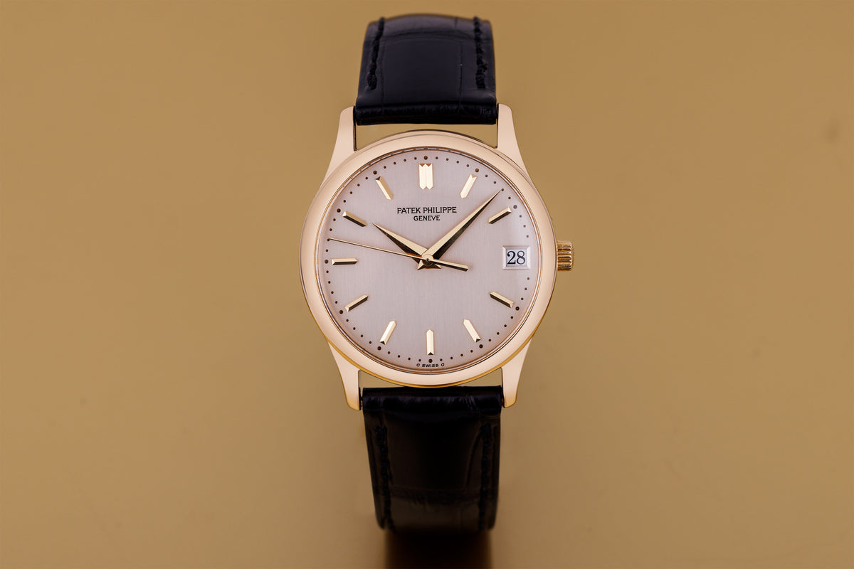 Patek Philippe Calatrava | REF. 3998 J | 18k Yellow Gold | Silvered Dial | 34mm | Box & Papers | 1997