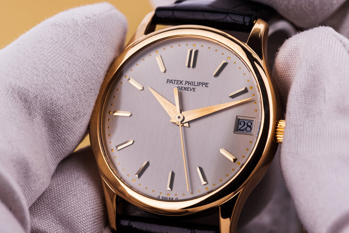 Patek Philippe Calatrava | REF. 3998 J | 18k Yellow Gold | Silvered Dial | 34mm | Box & Papers | 1997