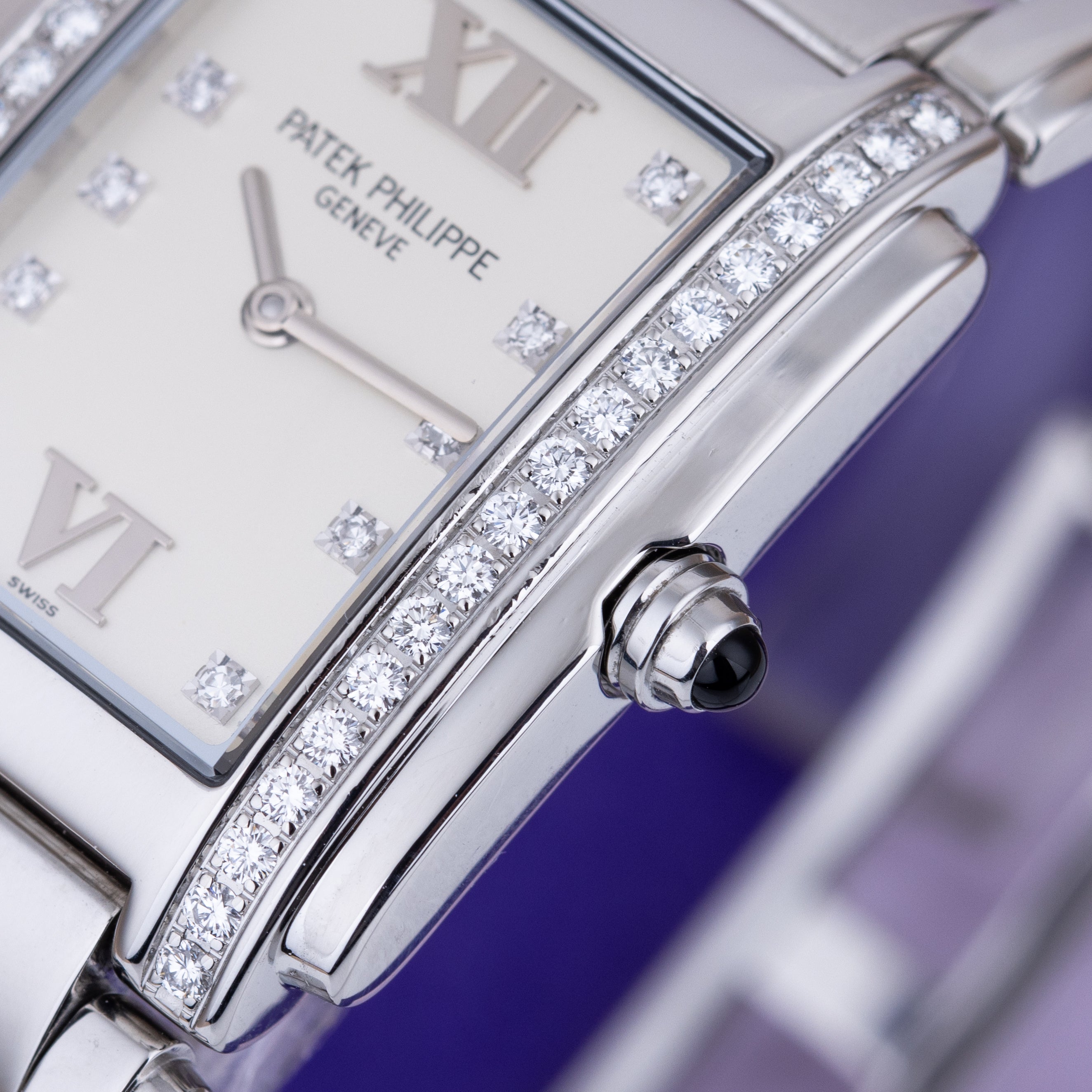 Patek Philippe Twenty-4 | REF. 4910/10A-011 | Stainless Steel | Diamond Dial & Bezel | 1999