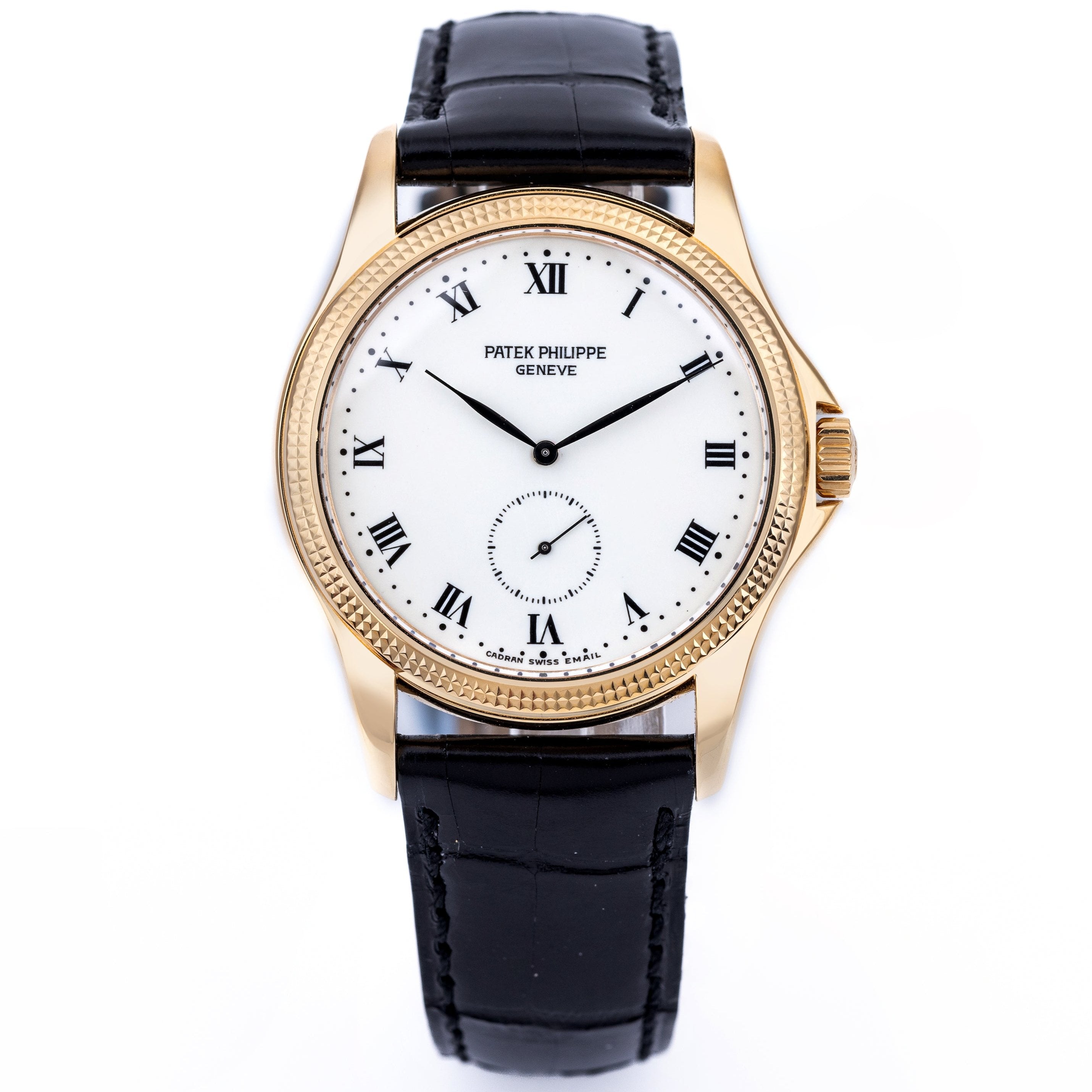 Patek Philippe Calatrava | REF. 5115J | White Enamel Dial | 18k Yellow Gold