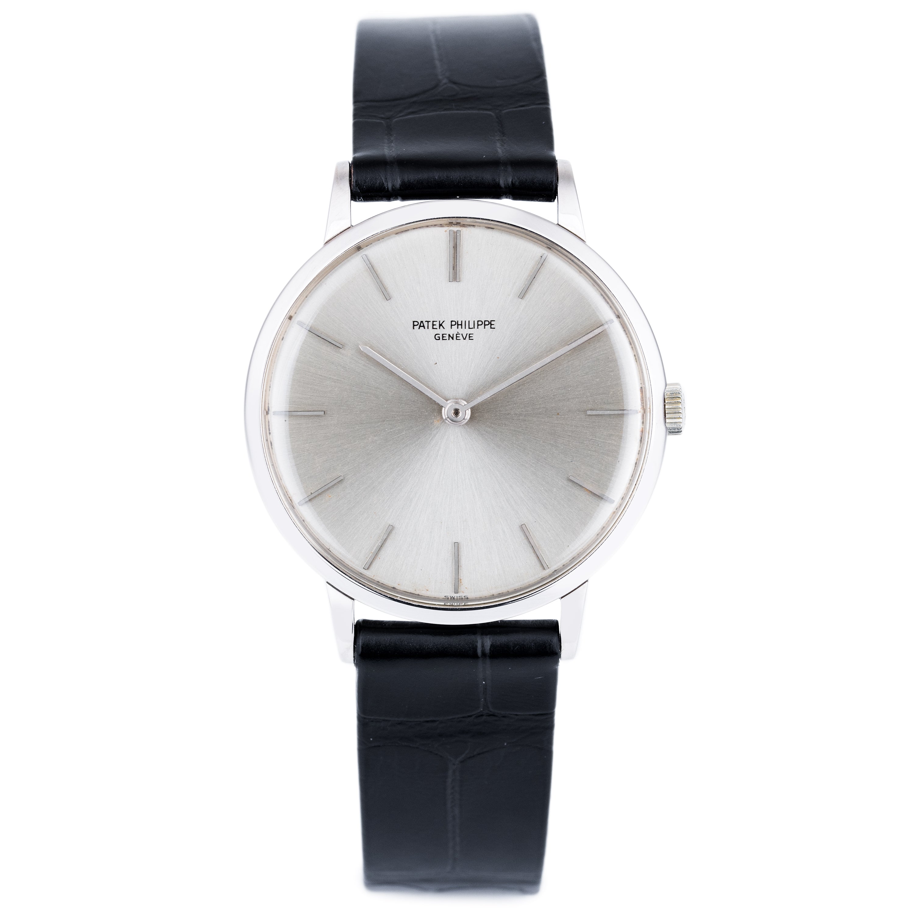 Patek Philippe Calatrava 1960s Wristwatch | REF. 3468 | 18k White Gold | 33mm | Manual Wind