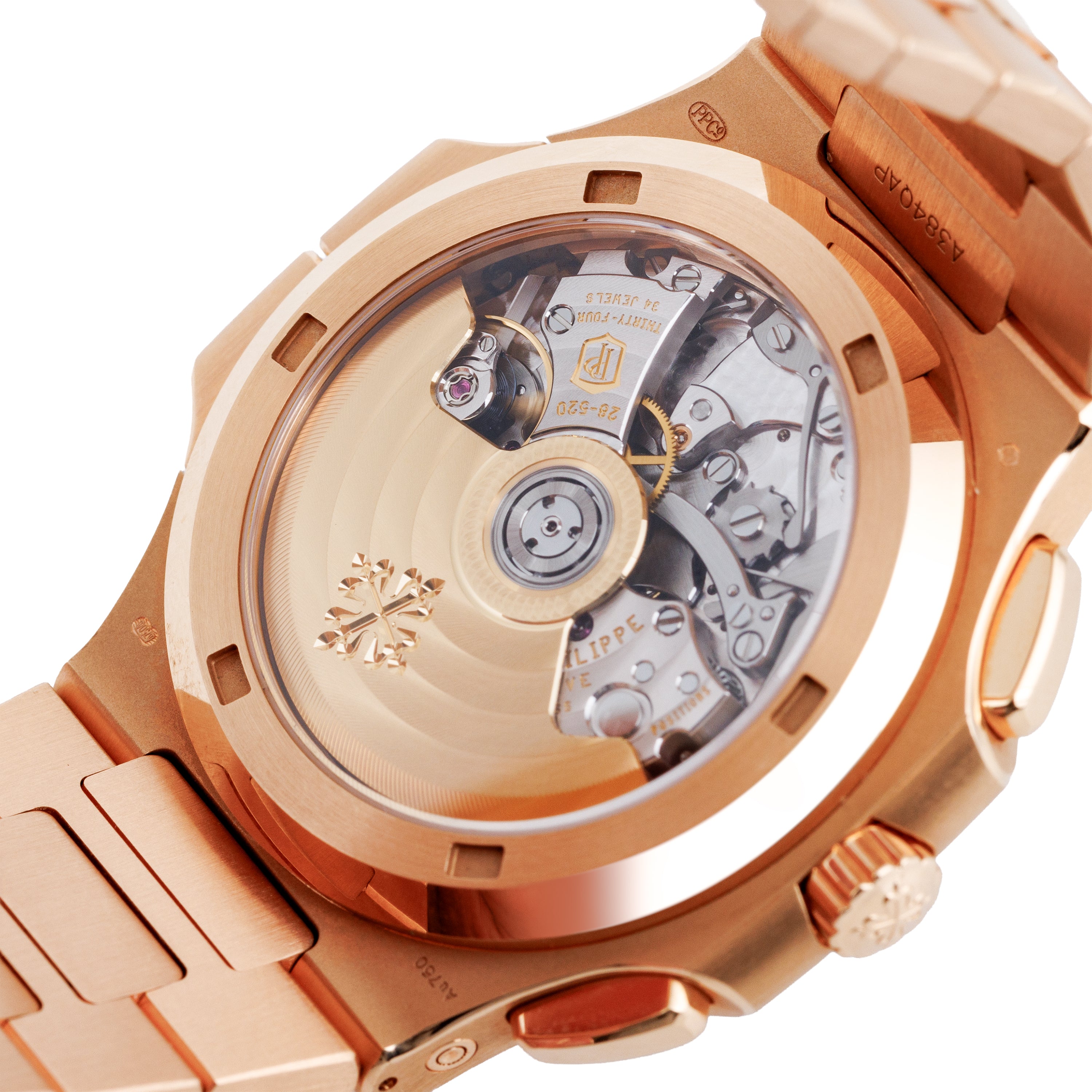 Patek Philippe Nautilus Travel Time Chronograph | REF. 5990/1R-001 | Blue Dial | 40mm | 18k Rose Gold | Box & Papers | 2021