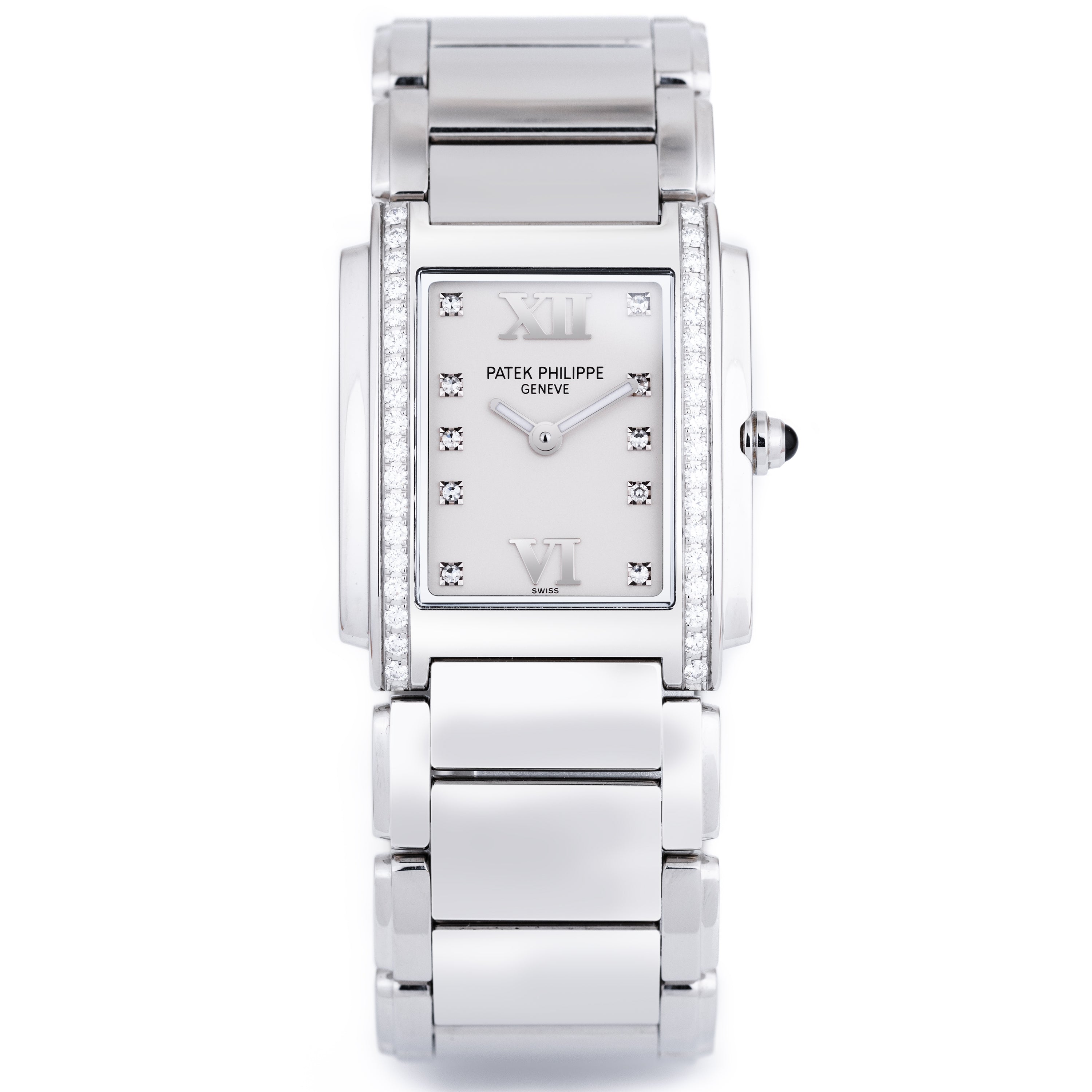 Patek Philippe Twenty-4 | REF. 4910/10A-011 | Stainless Steel | Diamond Dial & Bezel