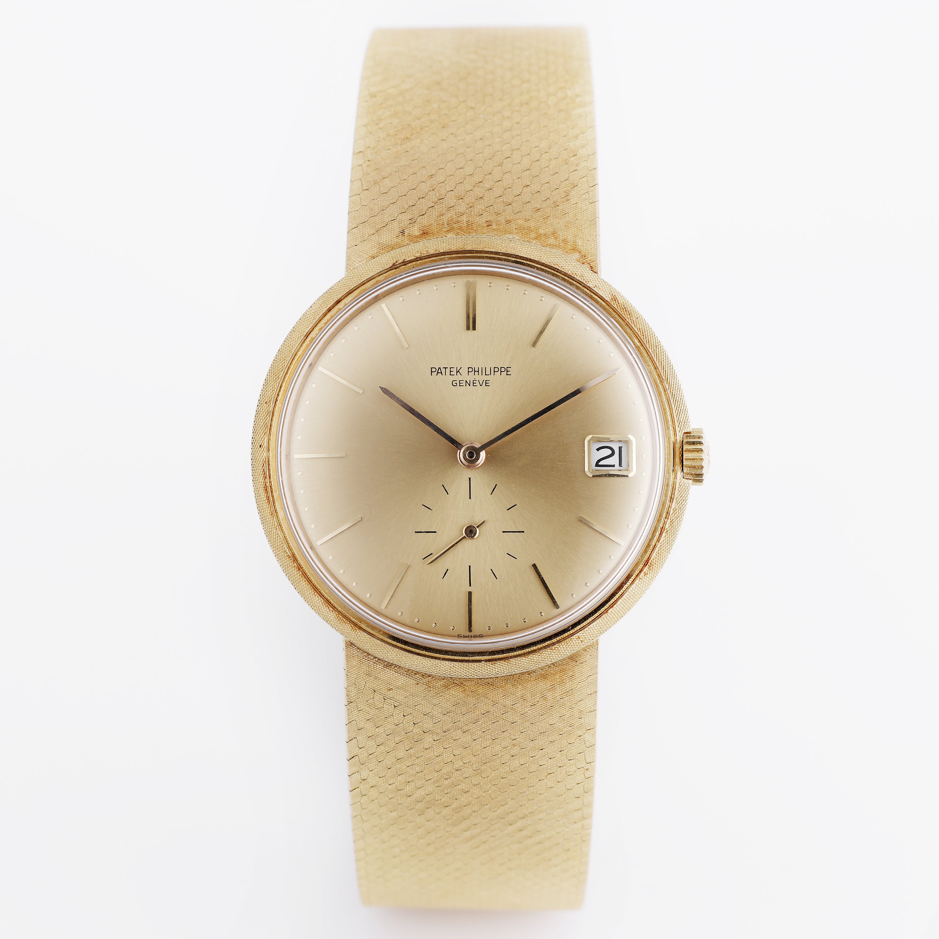 Patek Philippe Calatrava Automatic | REF. 3445 | 18k Yellow Gold | Gold Dial | 1970s | 35mm