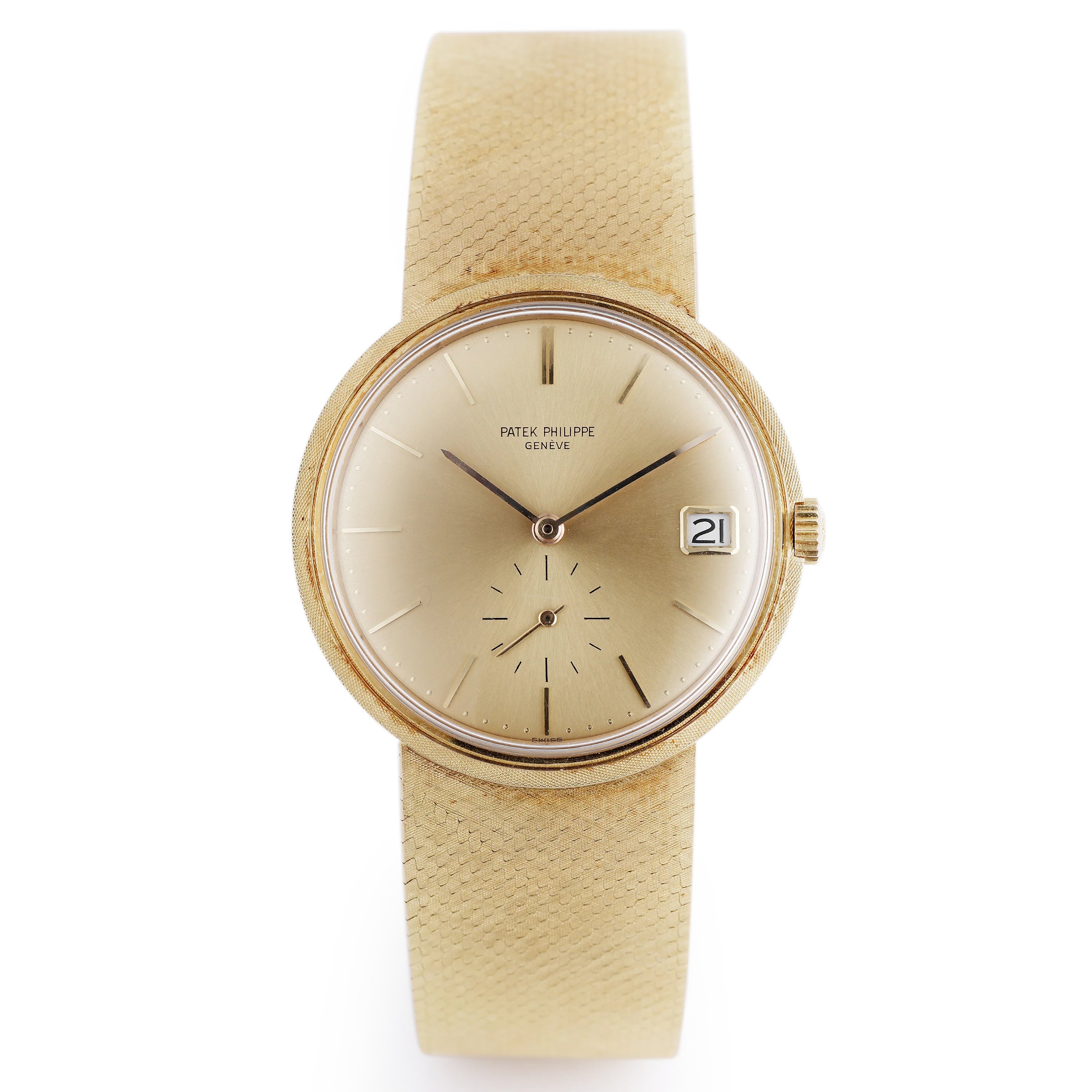 Patek Philippe Calatrava Automatic | REF. 3445 | 18k Yellow Gold | Gold Dial | 1970s | 35mm
