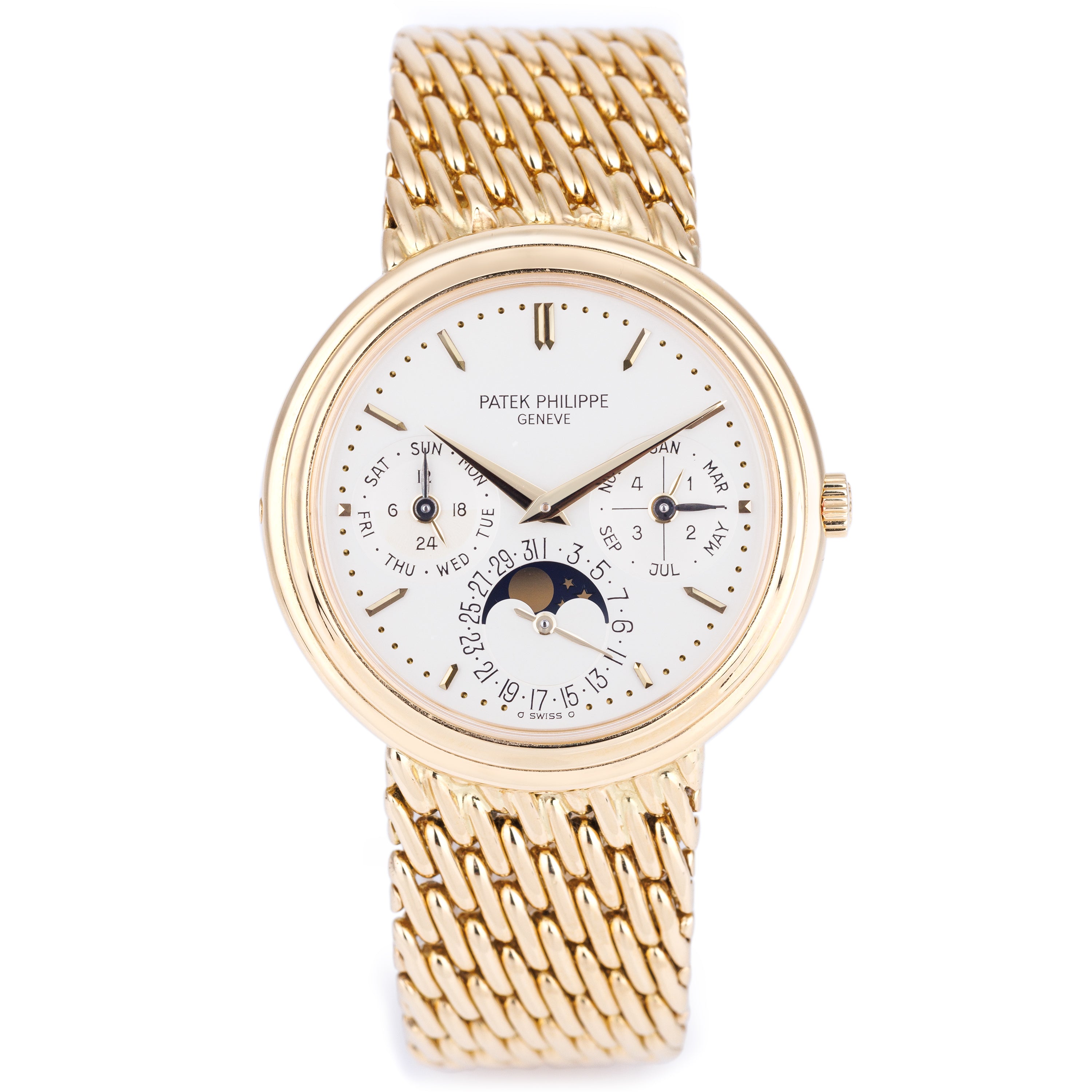Patek Philippe Perpetual Calendar | REF. 3945/001 | Silver Dial | Papers | 1993