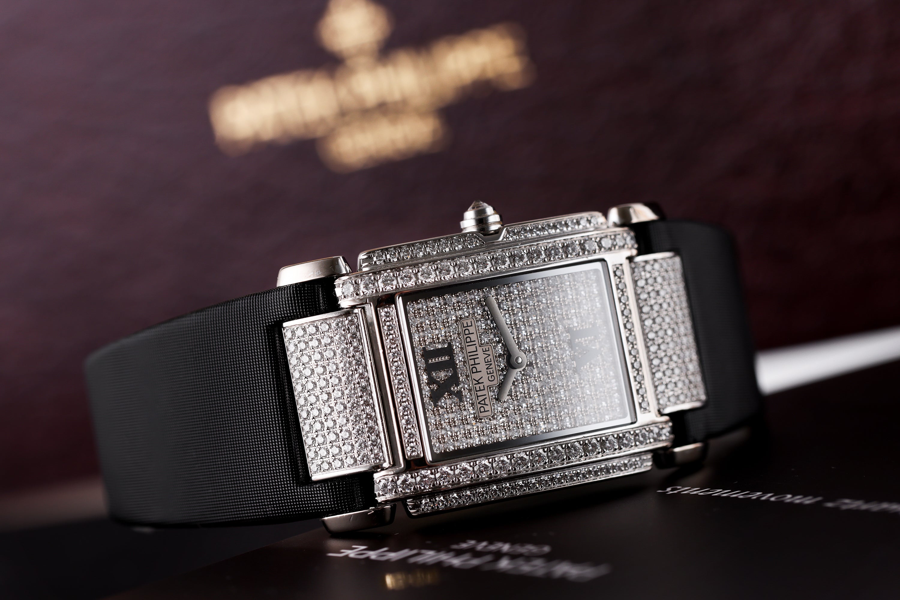 Patek Philippe Twenty-4 | REF. 4910/0G | 18k White Gold | Pavé Diamonds | Box & Papers | 2004