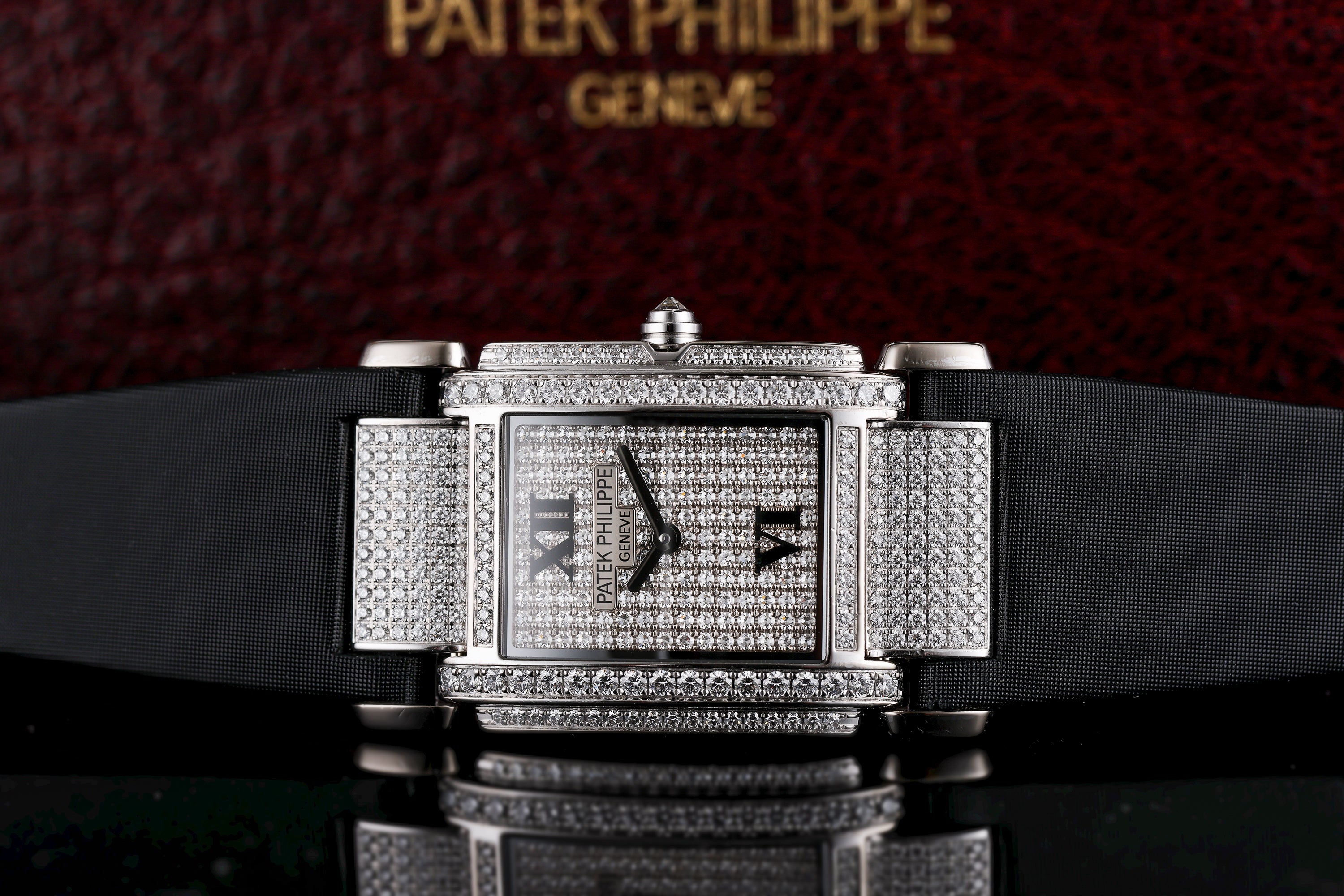 Patek Philippe Twenty-4 | REF. 4910/0G | 18k White Gold | Pavé Diamonds | Box & Papers | 2004
