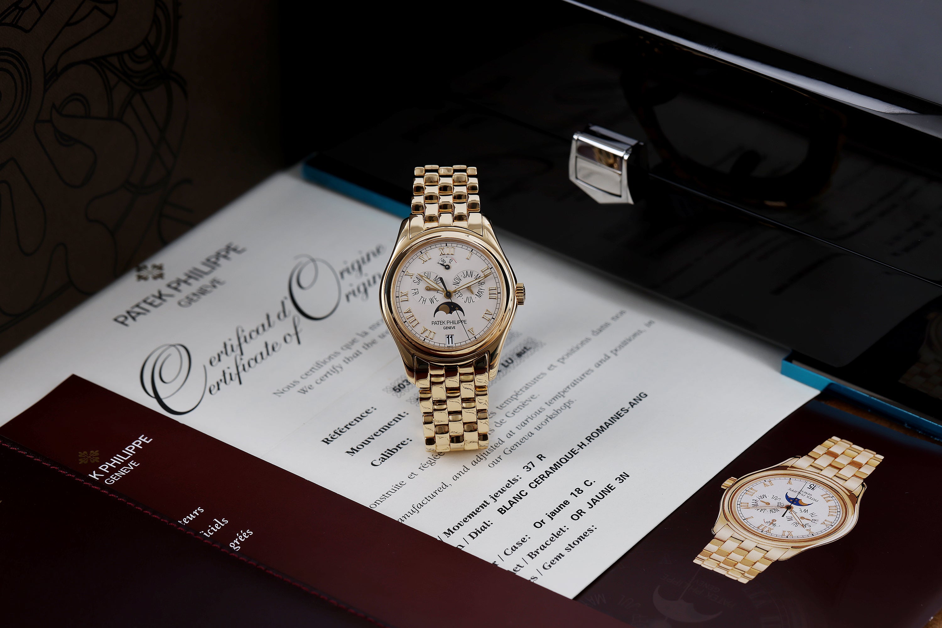 Patek Philippe Annual Calendar | REF. 5036/1J-001 | 18k Yellow Gold | Box & Papers | 2004