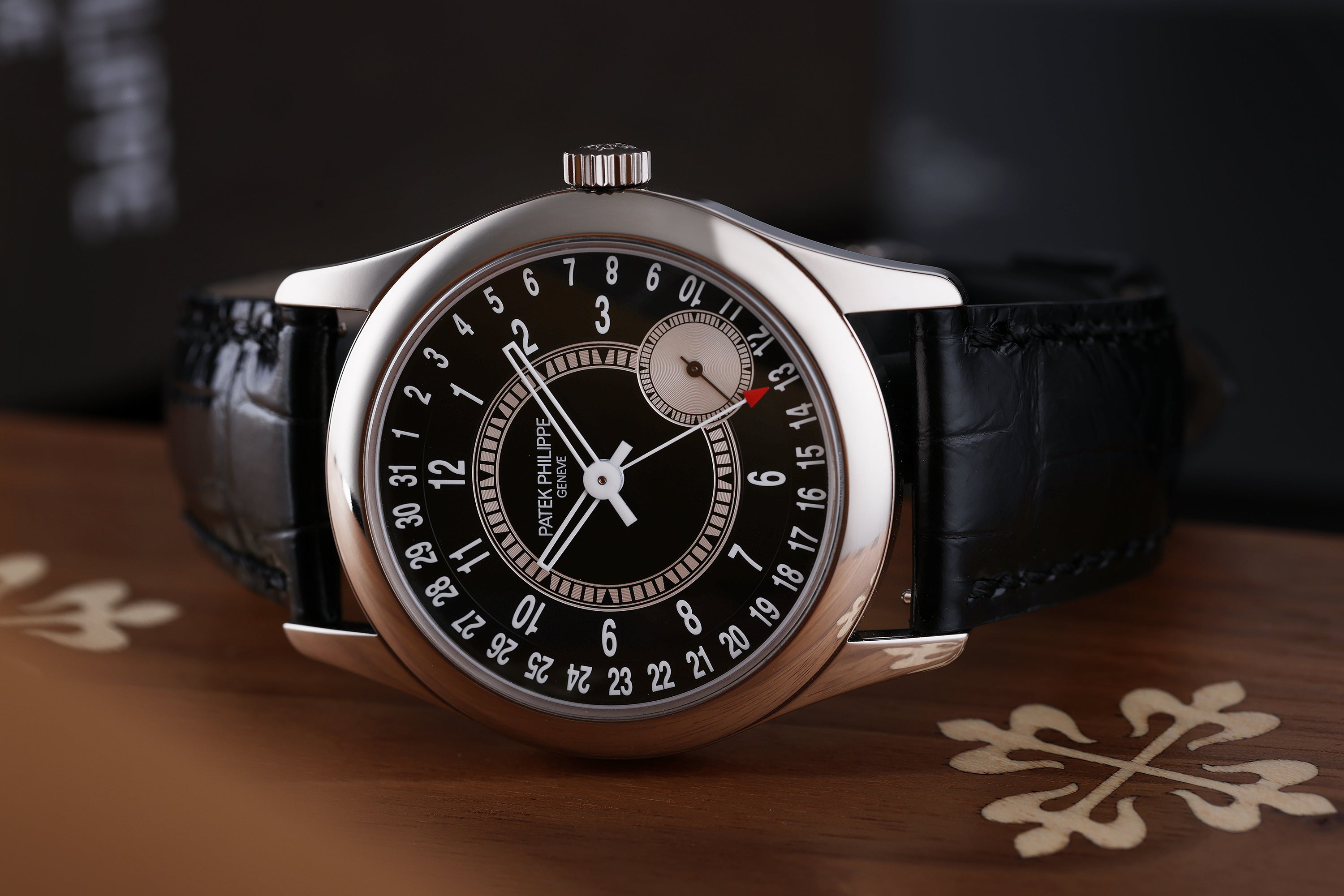 Patek Philippe Calatrava | REF. 6006G-001 | Black Ebony Dial | 18k White Gold | 39mm | Box & Papers | 2018