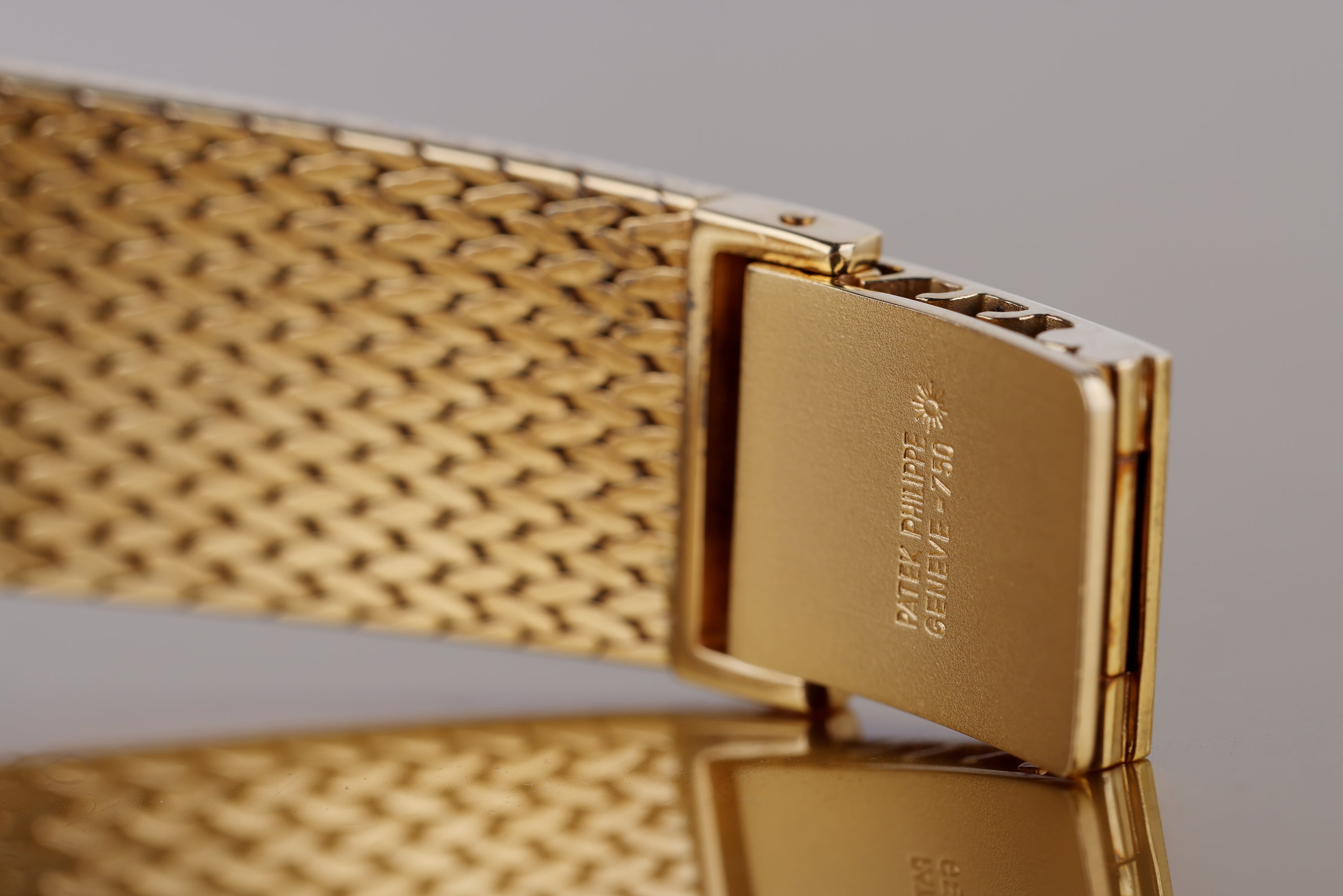 Patek Philippe 1980's Ladies Watch | REF. 4373/1 | Pavé Diamond Dial & Channel Set Diamond Bezel | 30mm | 18k Yellow Gold