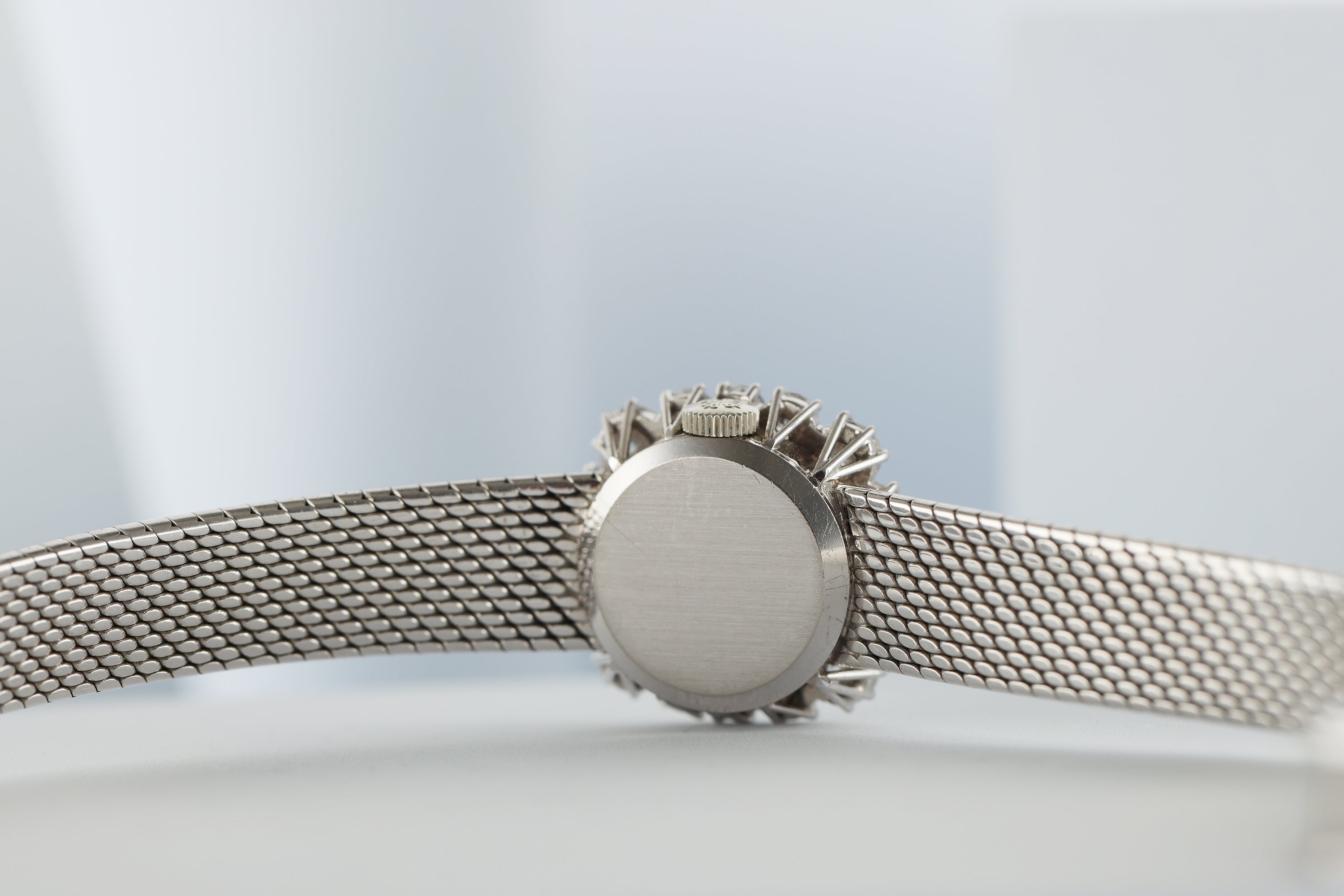 Patek Philippe Ladies Wristwatch | Large Diamond Bezel | 19mm | 18k White Gold | Circa 1970's