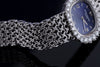 Patek Philippe Lady Ellipse | REF. 4137-1 | Blue Dial | Diamond Bezel | 18k White Gold | Woven Bracelet | Circa 1990's