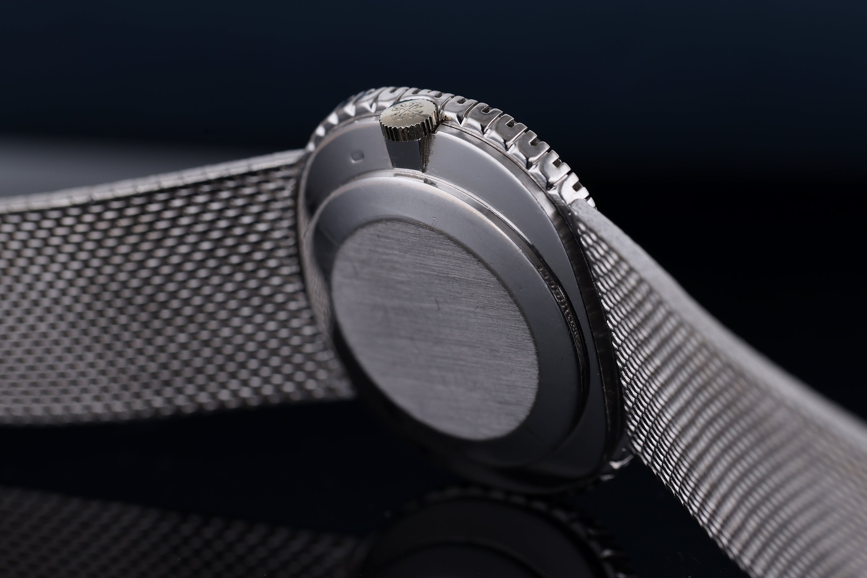 Patek Philippe Ellipse | REF. 3545-5 | Blue Diamond Dial & Bezel | 18k White Gold | Extract from Archives | 1974