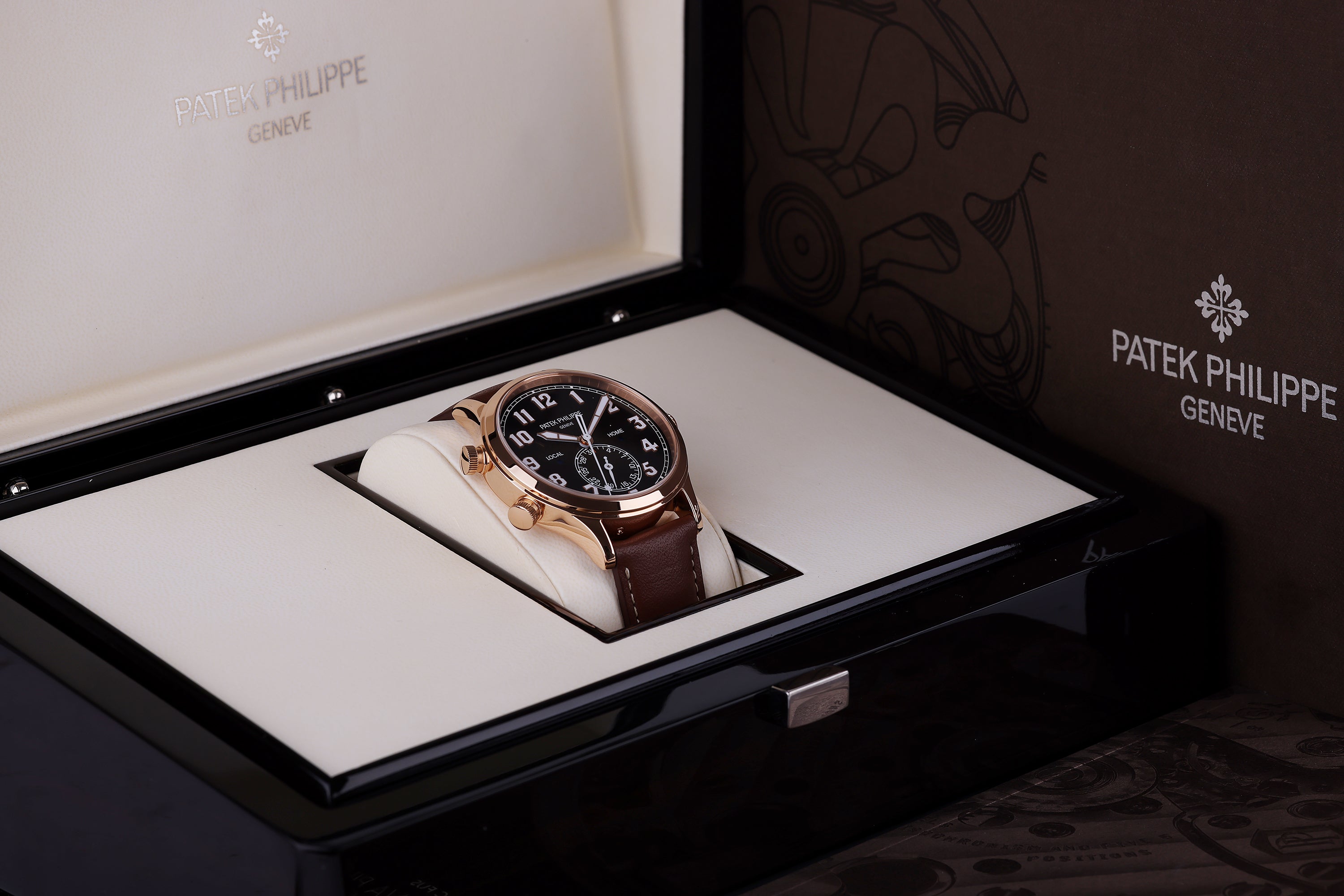 Patek Philippe Calatrava Pilot Travel Time | REF. 5524R-001 | 18k Rose Gold | 42mm | Box & Papers | 2021