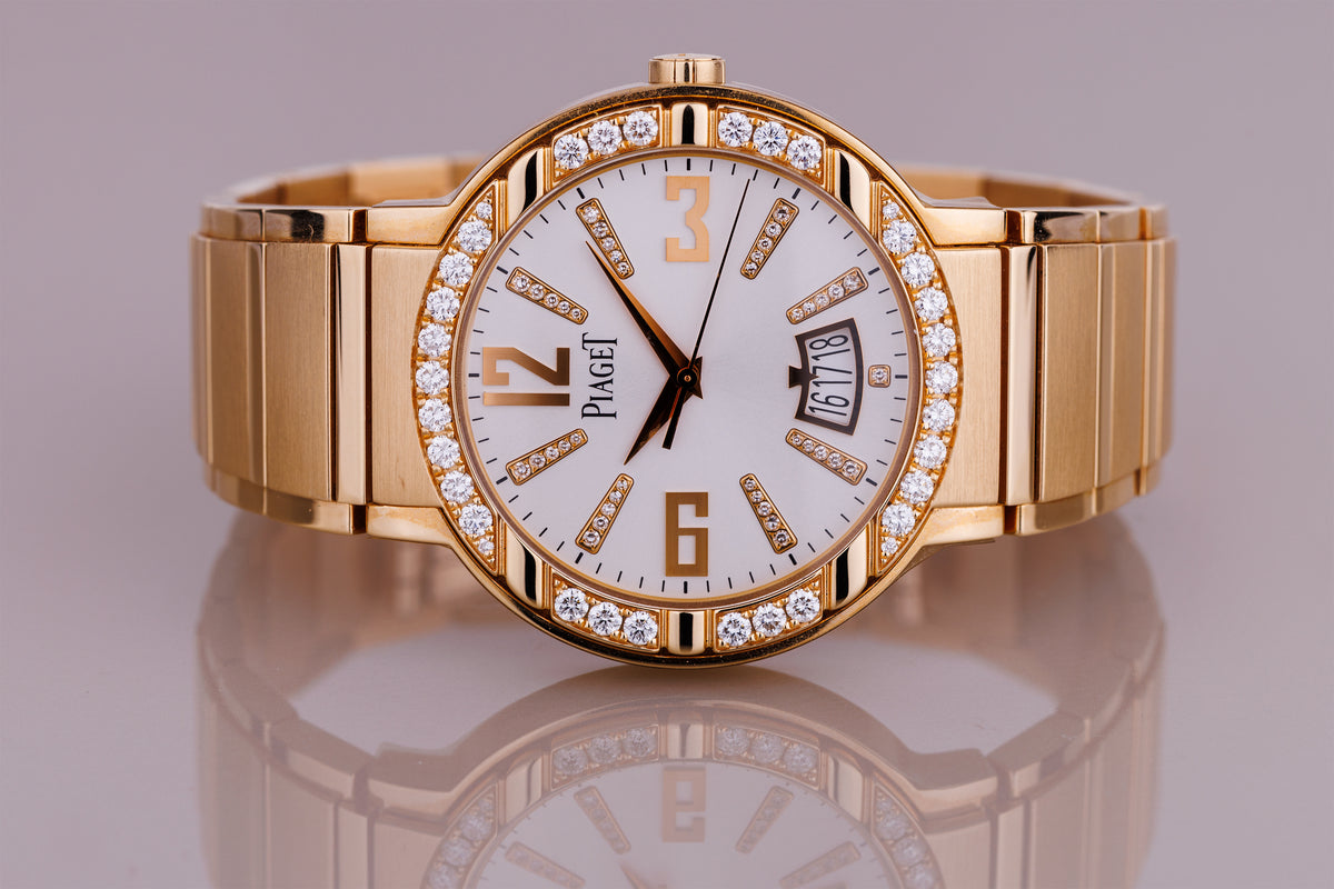 Piaget Polo | REF. P10183 | Diamond Bezel & Dial | Date | 18k Yellow Gold | Automatic | 38mm