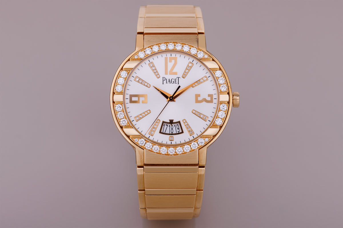 Piaget Polo | REF. P10183 | Diamond Bezel & Dial | Date | 18k Yellow Gold | Automatic | 38mm