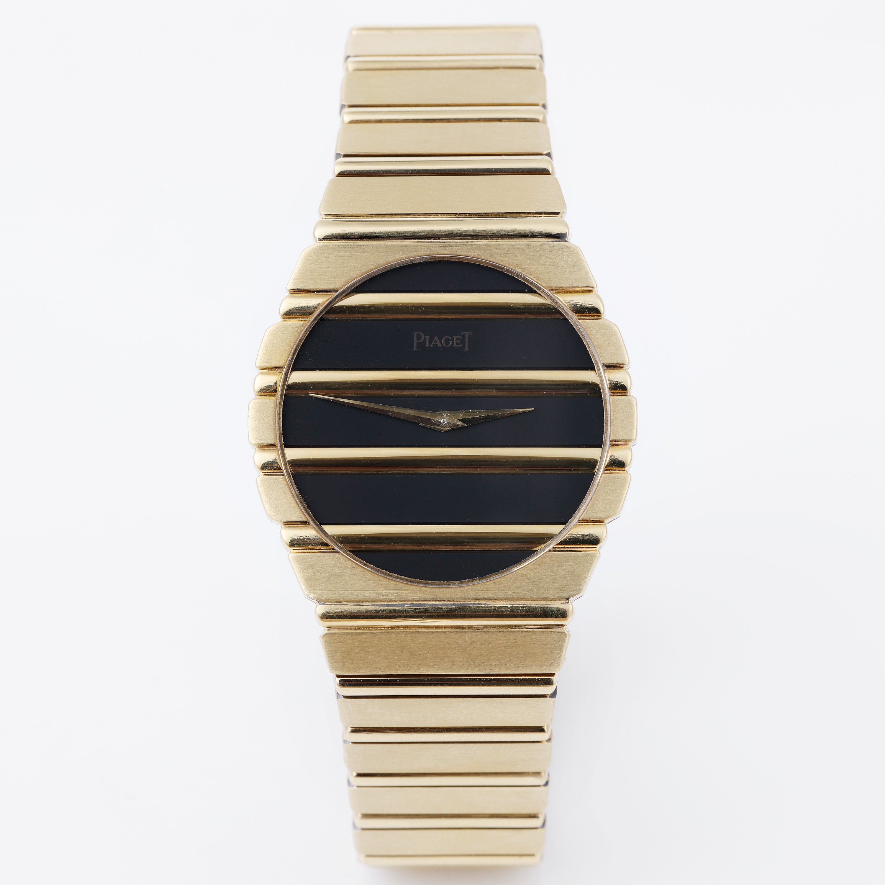 Piaget Polo | REF. 7661 C 701 | Onyx & Gold Dial | 18k Yellow Gold | 1980's