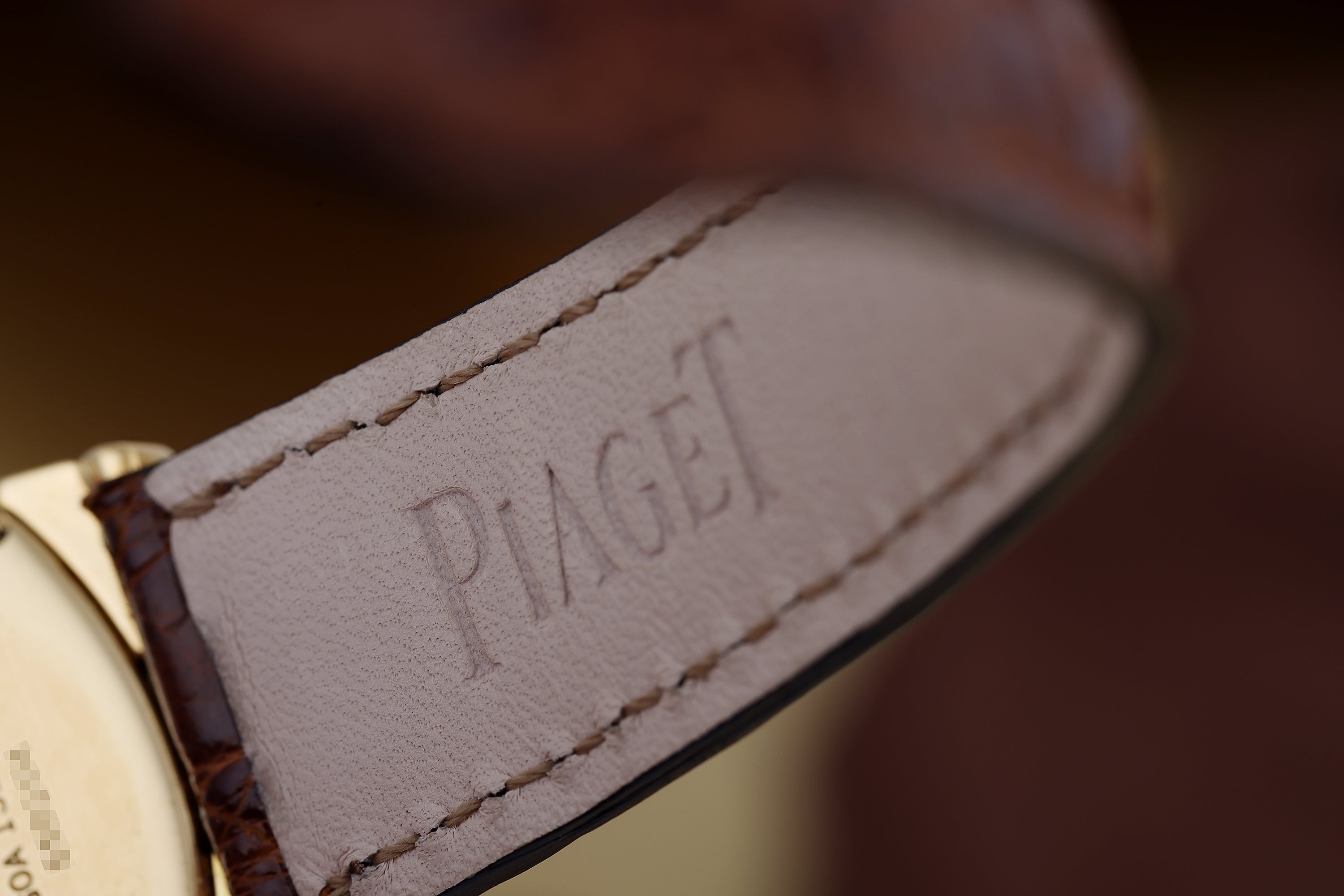 Piaget Tanagra | REF. GOA 15246 | Pavé Diamond & Ruby Baguette Dial | 18k Yellow Gold | 33mm | Circa 1990's