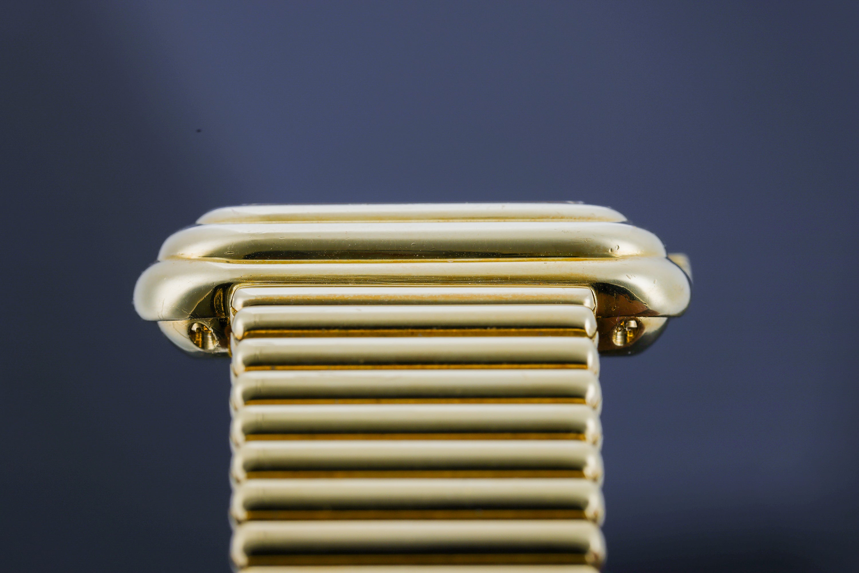 Rare Piaget Beta 21 Quartz | REF. 14101 C 10 | Hawk Eye | 18k Yellow Gold | 33.5mm | 1970s