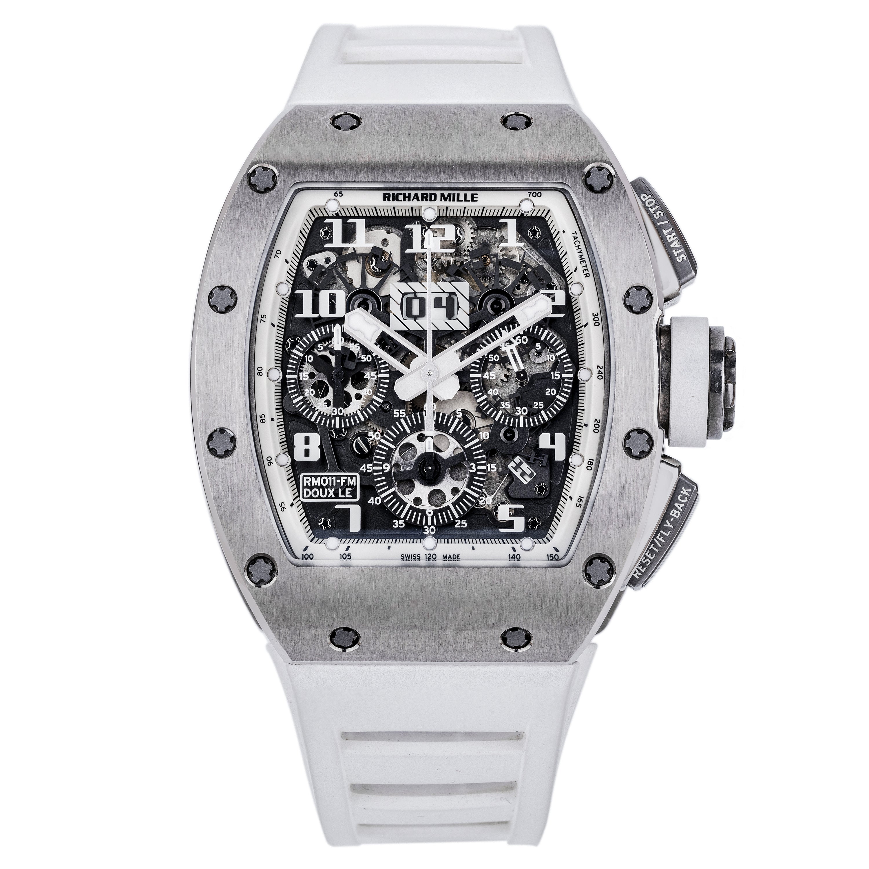 Richard Mille | REF. RM11-FM DOUX LE | Limited 12 Pieces - Felipe Massa | Titanium & 18k White Gold | Box & Papers | 2012