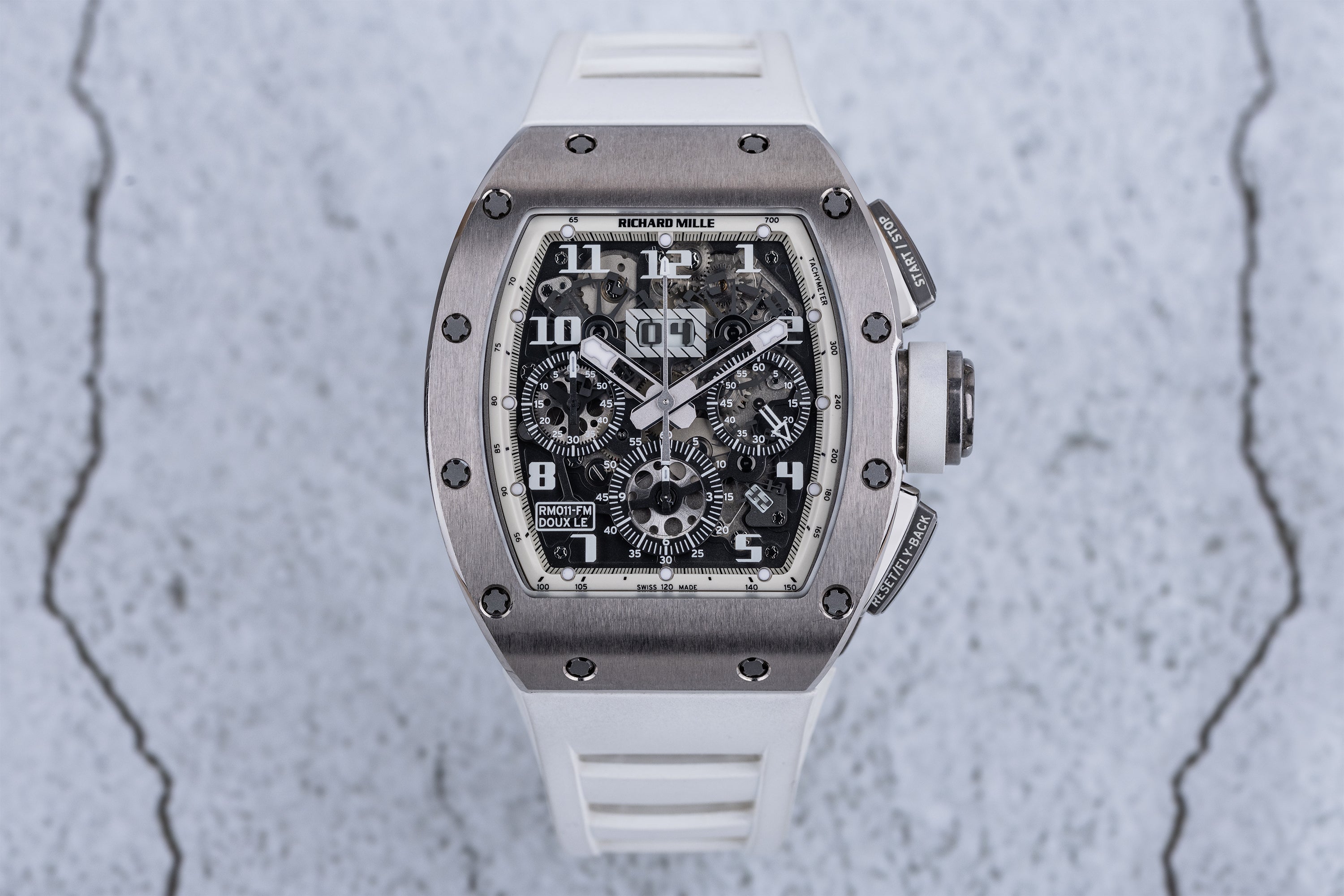 Richard Mille | REF. RM11-FM DOUX LE | Limited 12 Pieces - Felipe Massa | Titanium & 18k White Gold | Box & Papers | 2012