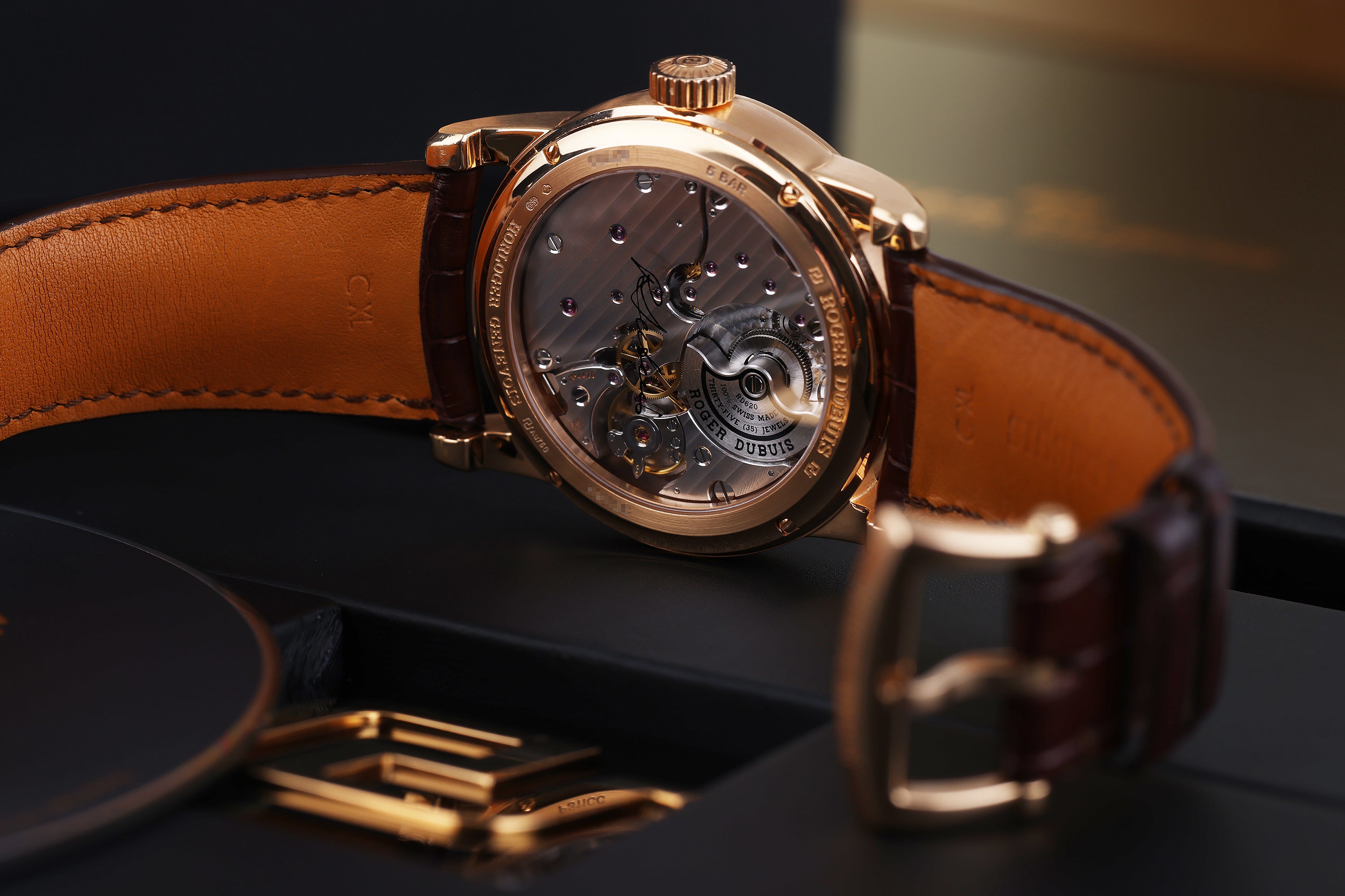 Roger Dubuis Hommage | REF. RDDBHO0566 | Diamond Bezel | 42mm | 18k Rose Gold | Box & Papers