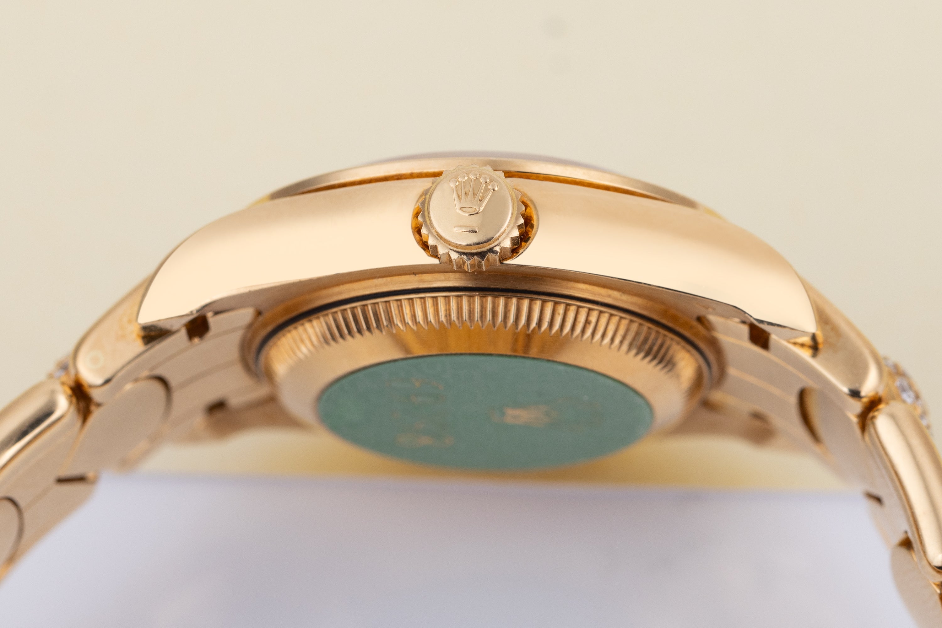 Rare Rolex Lady DateJust Pearlmaster | REF. 69298 | White Mother of Pearl Diamond Dial | Diamond Bezel & Bracelet | 18k Yellow Gold | 1995