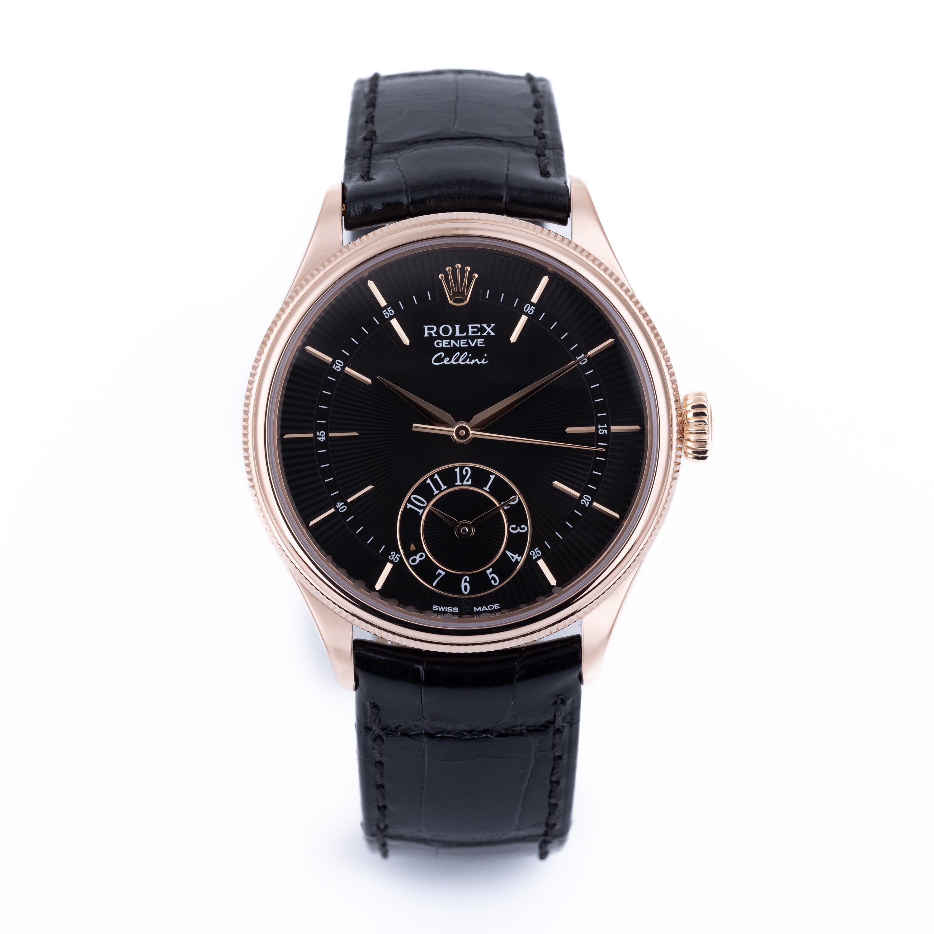 Rolex Cellini Dual Time | REF. 50525 | 18k Rose Gold | Box & Papers | 2016